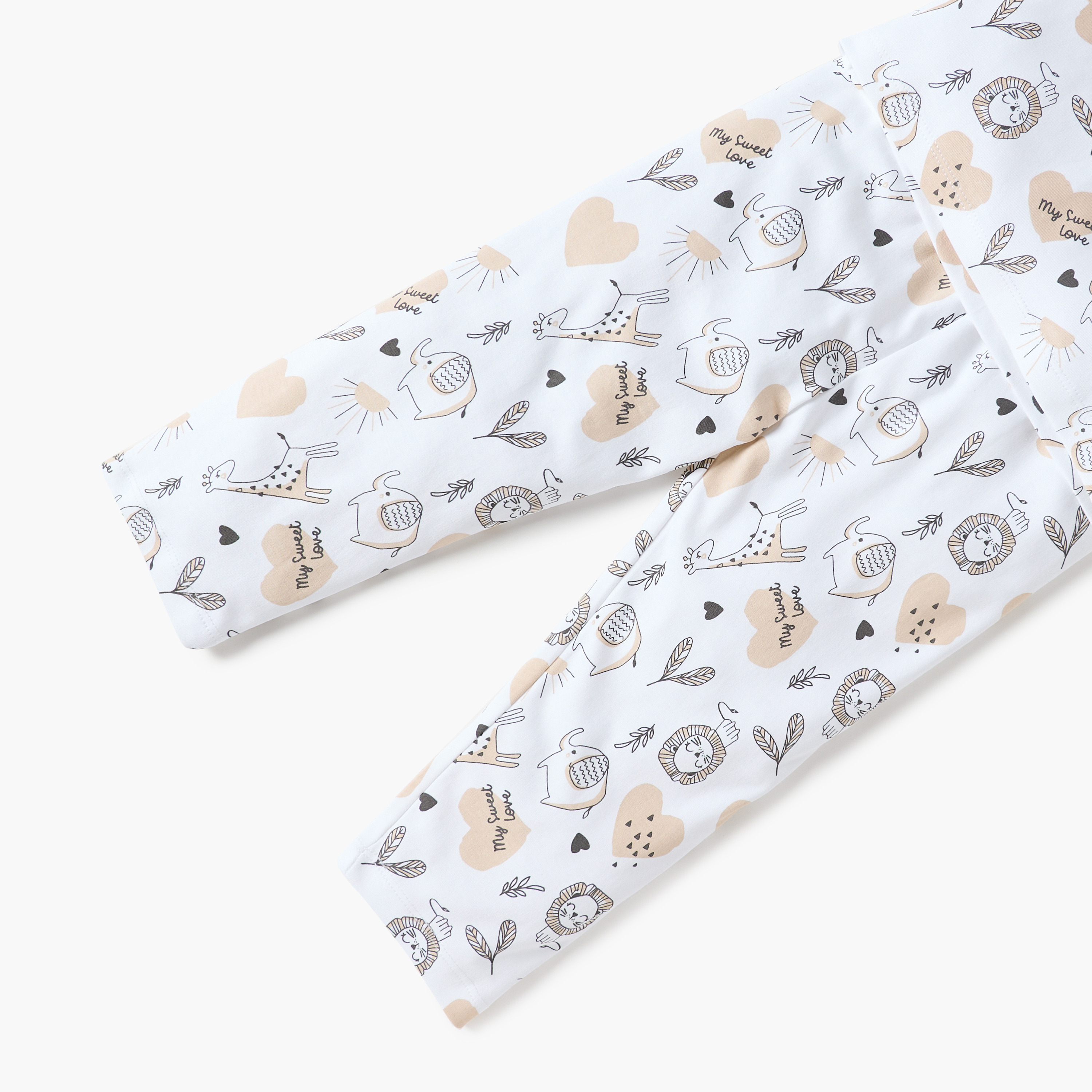 طقم بيجاما قطن بأكمام طويلة وطبعات قلب من جونيورز-promo_babyshop_Buy3for79_KSA130126-image-5
