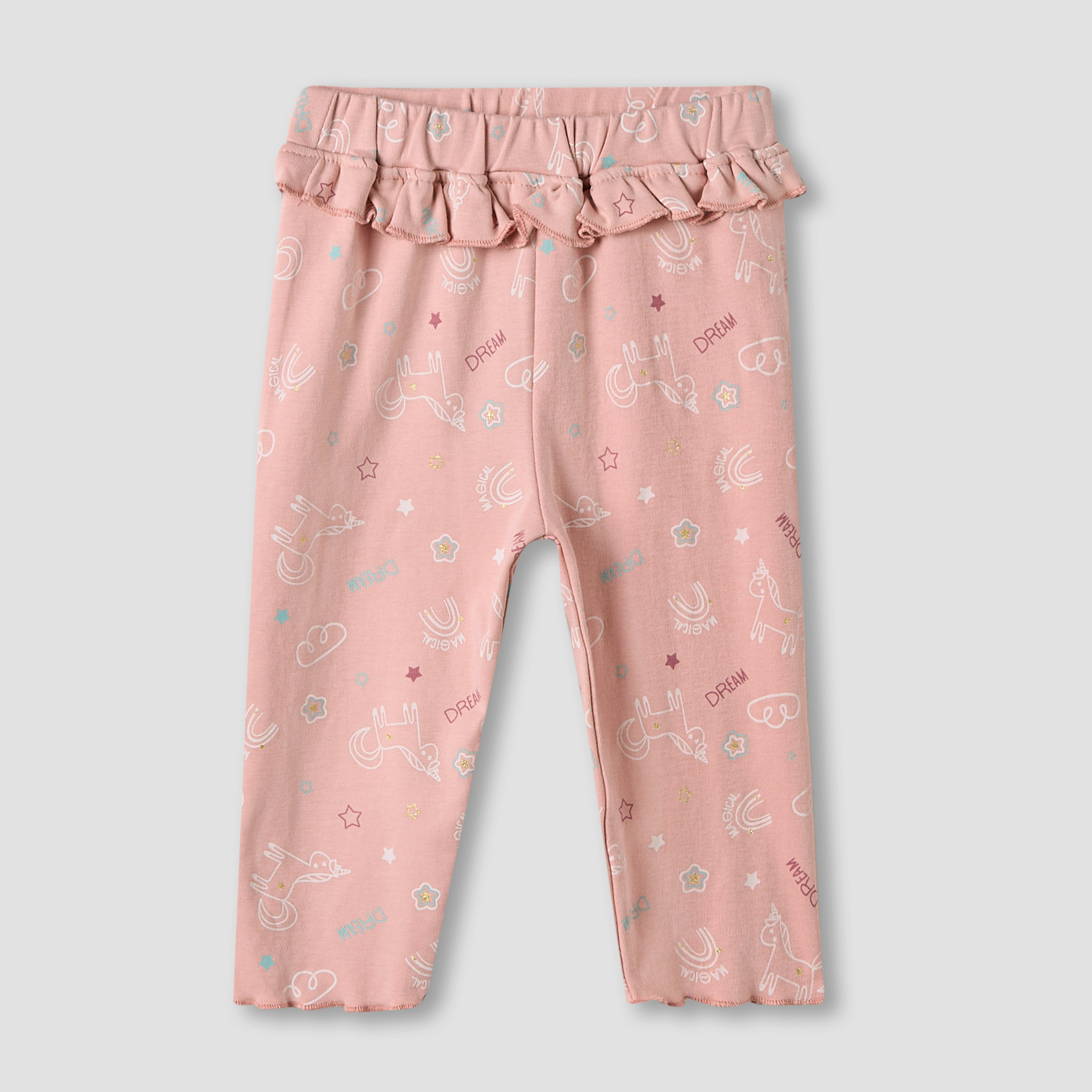 Juniors Lion Print Long Sleeve T-shirt and Pyjama Set-baby-boys-clothing-nightwear-pyjamasets-image-3