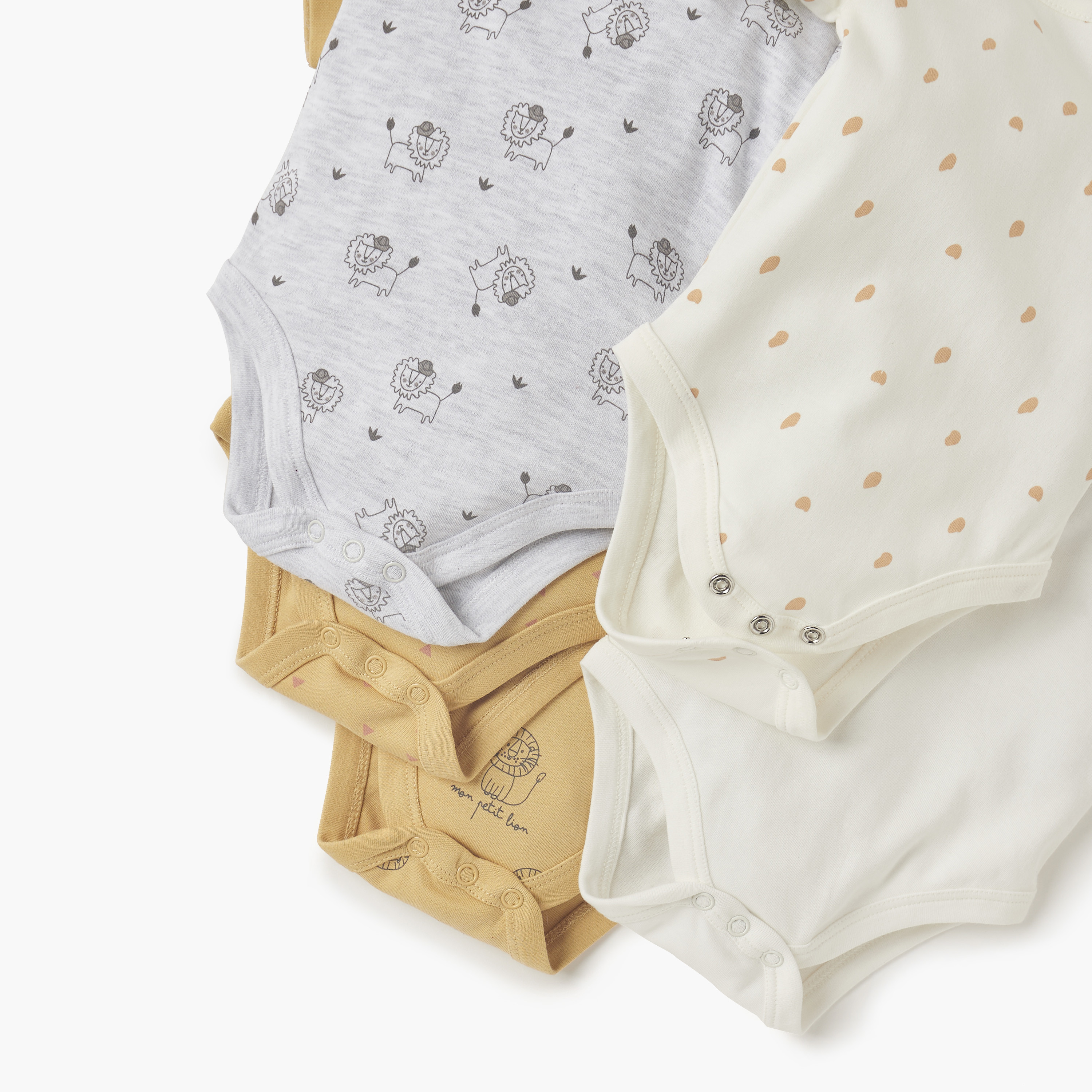 بودي سوت بطبعات وأكمام قصيرة من جونيورز - طقم 5 قطع-baby-boys-clothing-multipacks-image-4