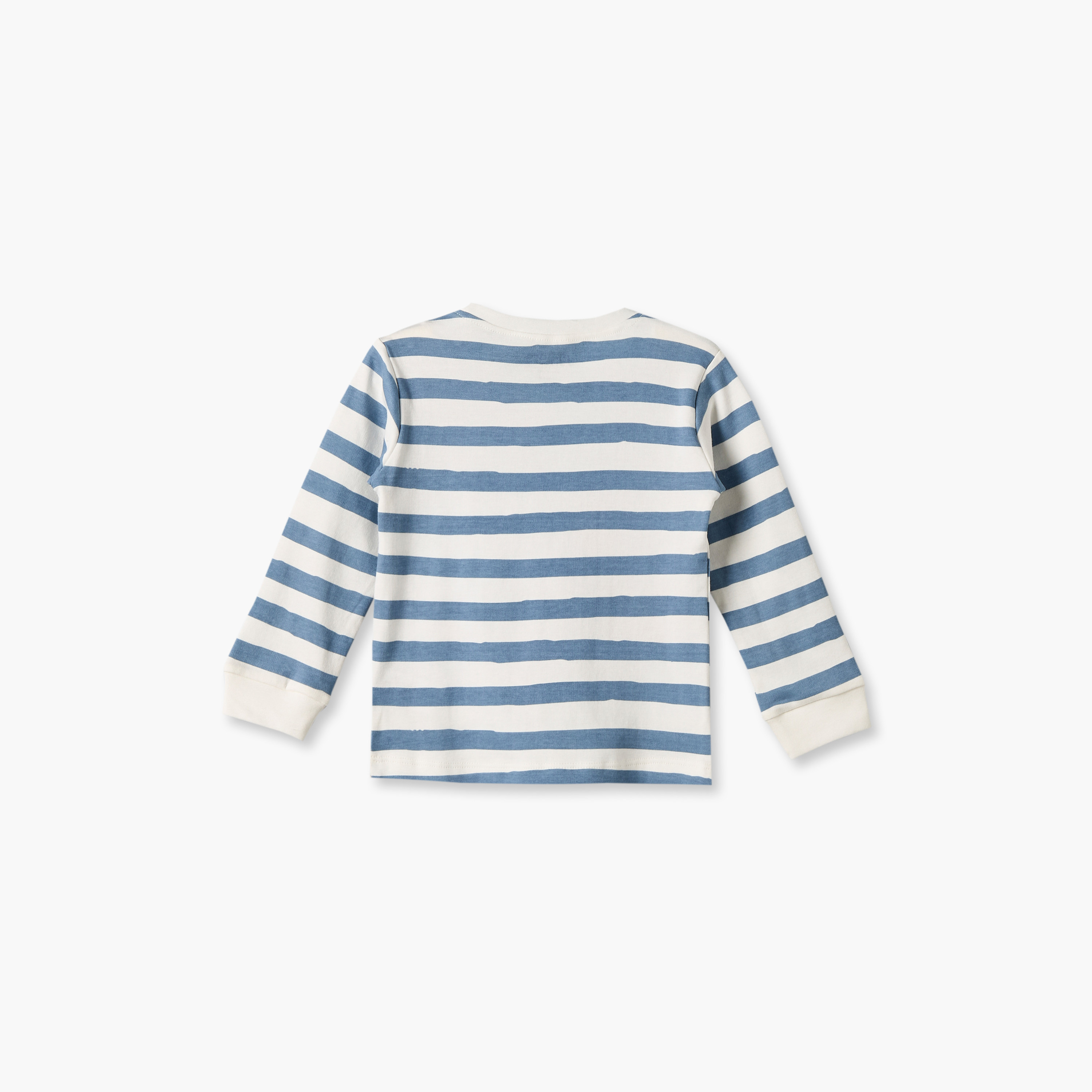 طقم بيجاما قطن بياقة ضيقة وأكمام طويلة بزخارف بحرية من جونيورز-baby-boys-clothing-nightwear-pyjamasets-image-4