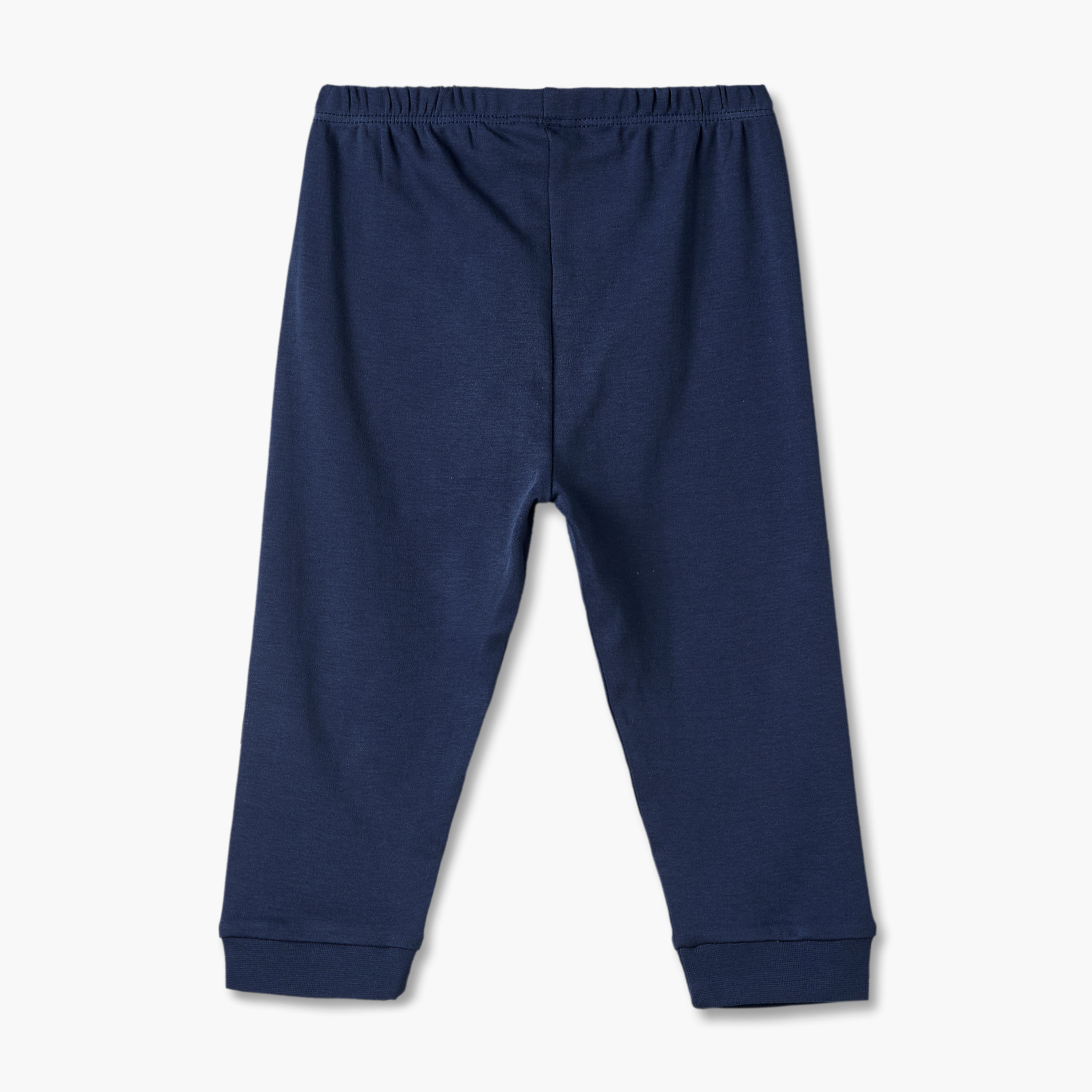 طقم بيجاما قطن بياقة ضيقة وأكمام طويلة بزخارف بحرية من جونيورز-baby-boys-clothing-nightwear-pyjamasets-image-5