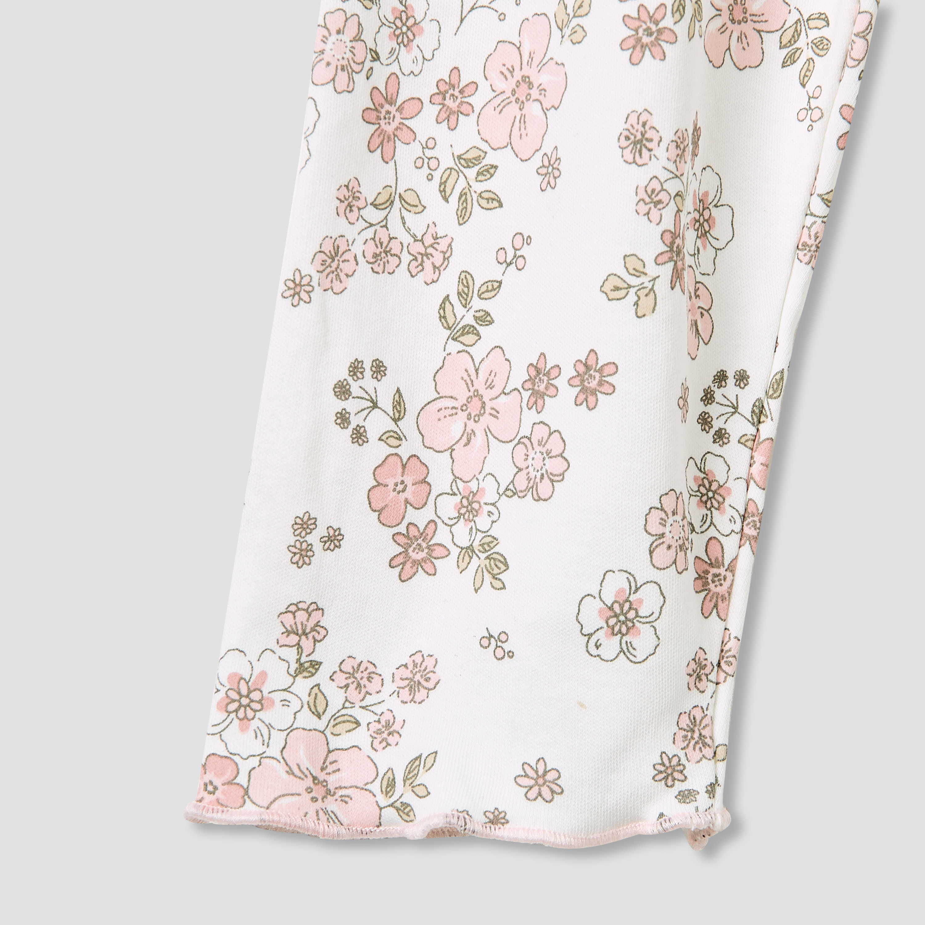Juniors Pyjama Set with Floral Print - Cotton - Long Sleeves - Round Neck-baby-girls-clothing-nightwear-pyjamasets-image-6