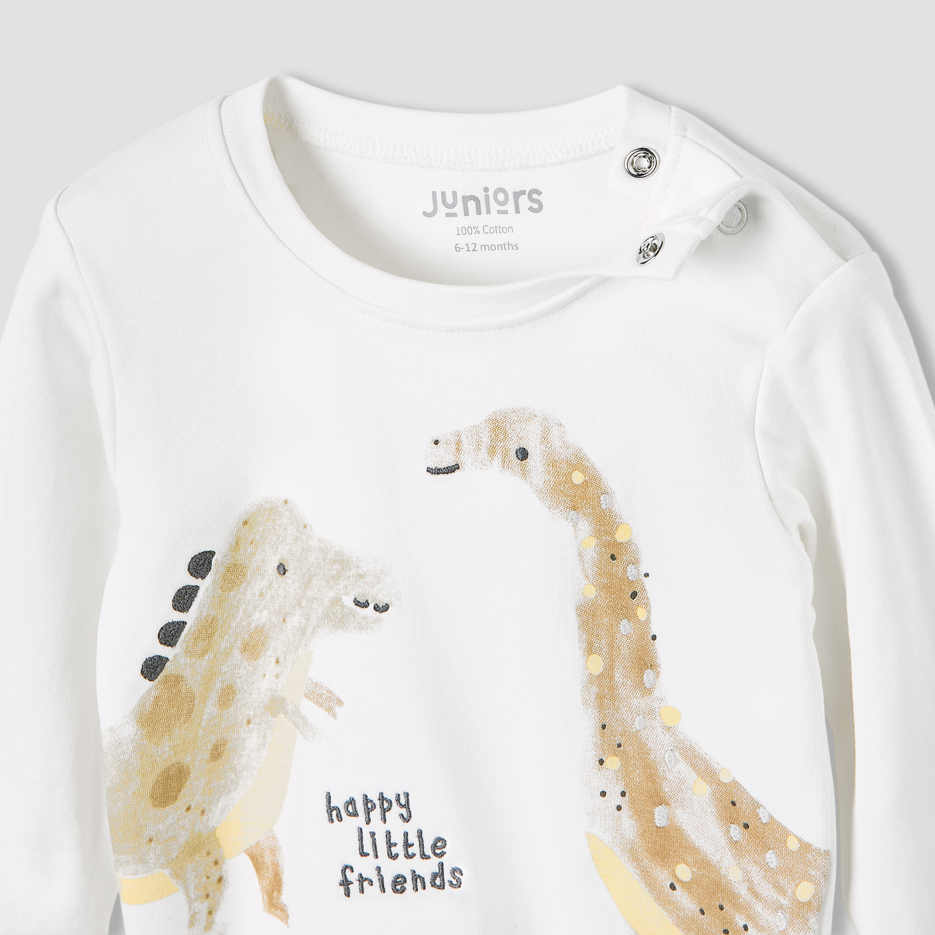 Juniors Pyjama Set with Dinosaur Print - Cotton - Long Sleeves - Round Neck-baby-boys-clothing-nightwear-pyjamasets-image-4