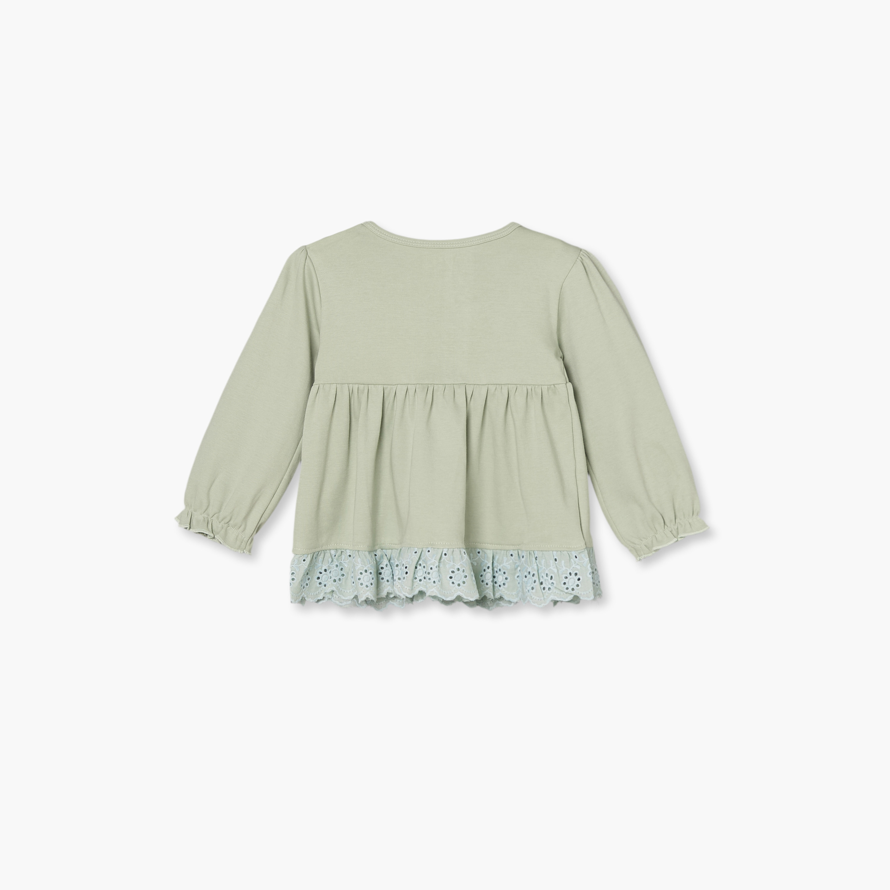طقم بيجاما قطن برقبة ضيقة وأكمام طويلة وتطريز فراشات من جونيورز-baby-girls-clothing-nightwear-pyjamasets-image-5