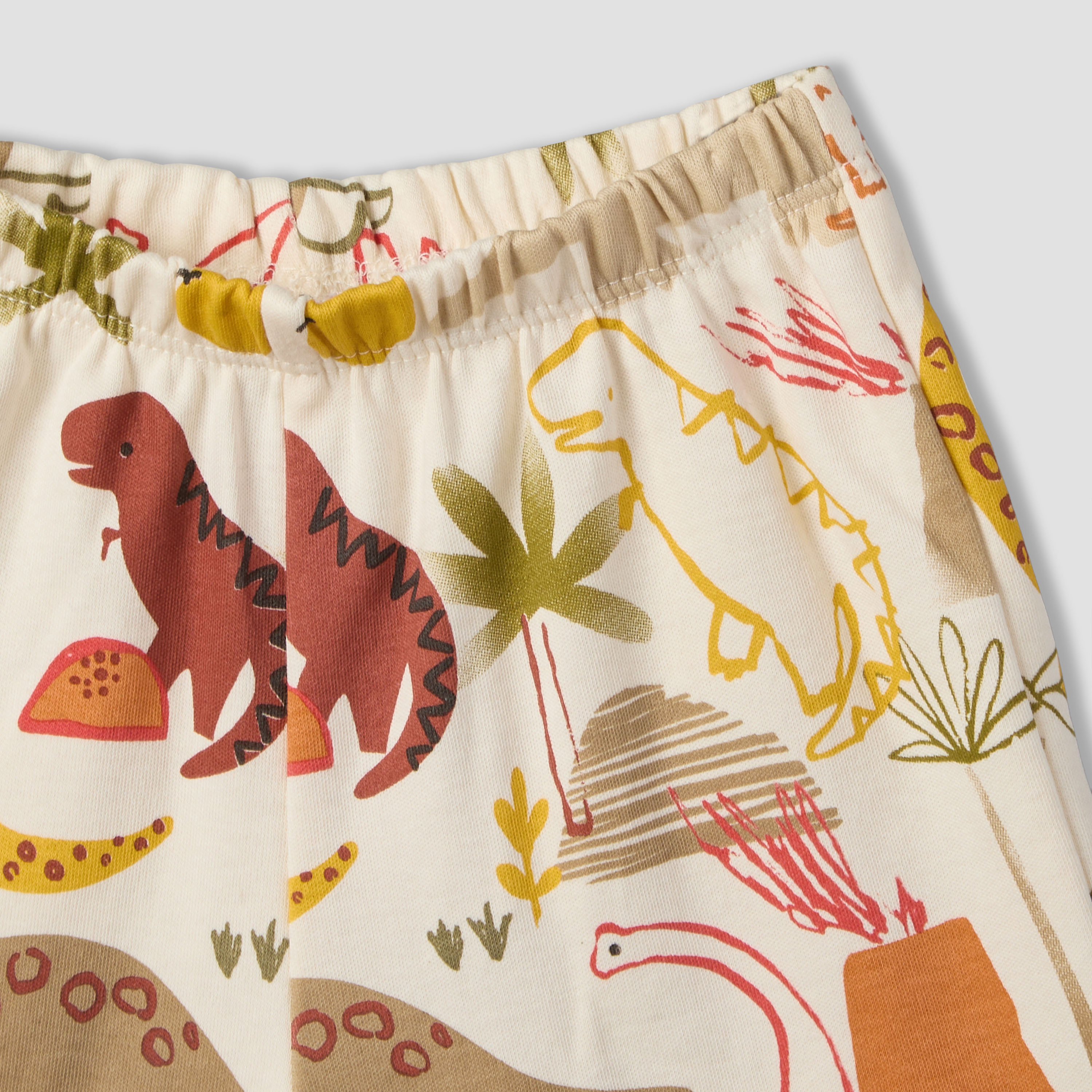 Pack of 2 Juniors Crew Neck Short Sleeves T-shirt and Shorts Set with Safari Print-baby-boys-clothing-setsandcoords-image-11