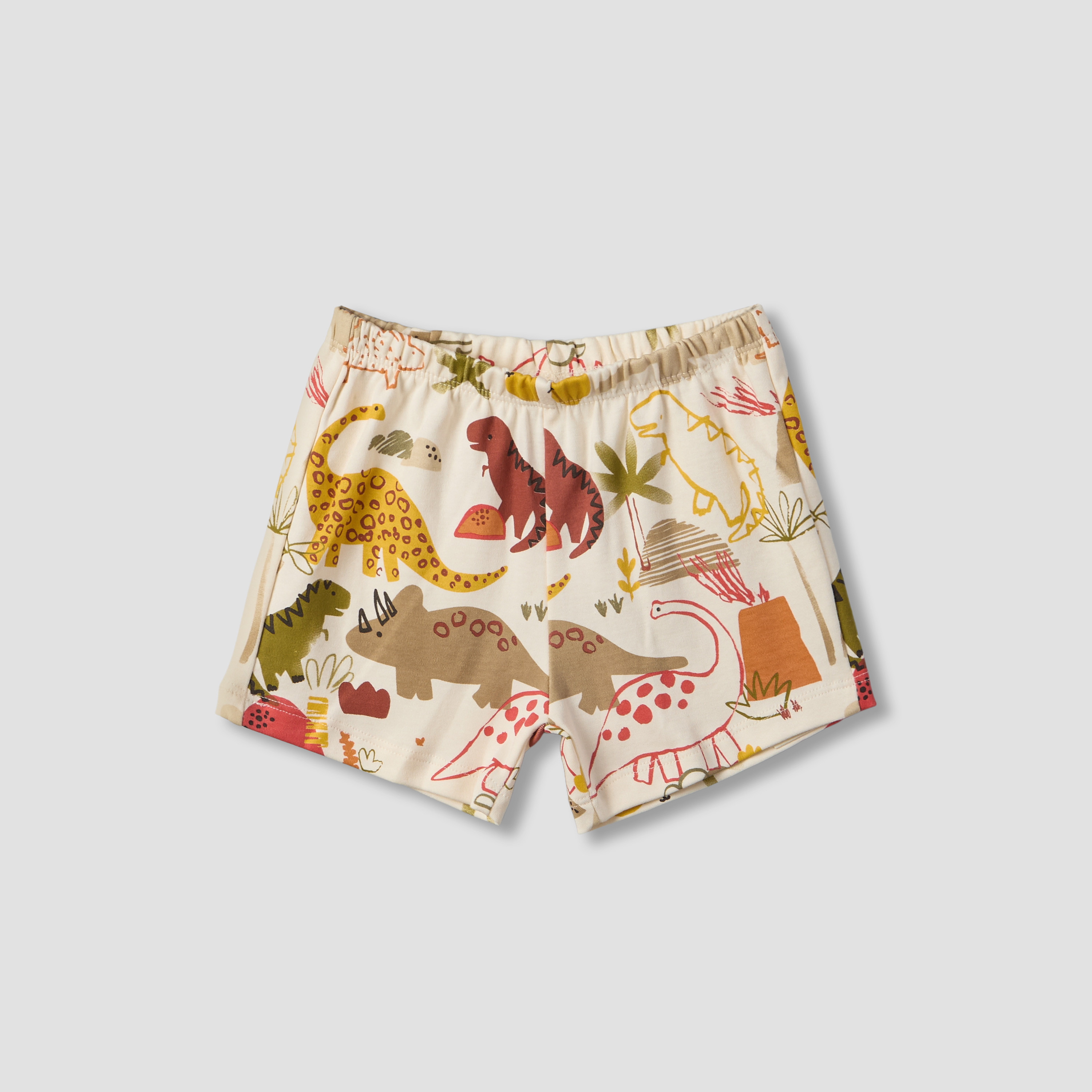 Pack of 2 Juniors Crew Neck Short Sleeves T-shirt and Shorts Set with Safari Print-baby-boys-clothing-setsandcoords-image-7