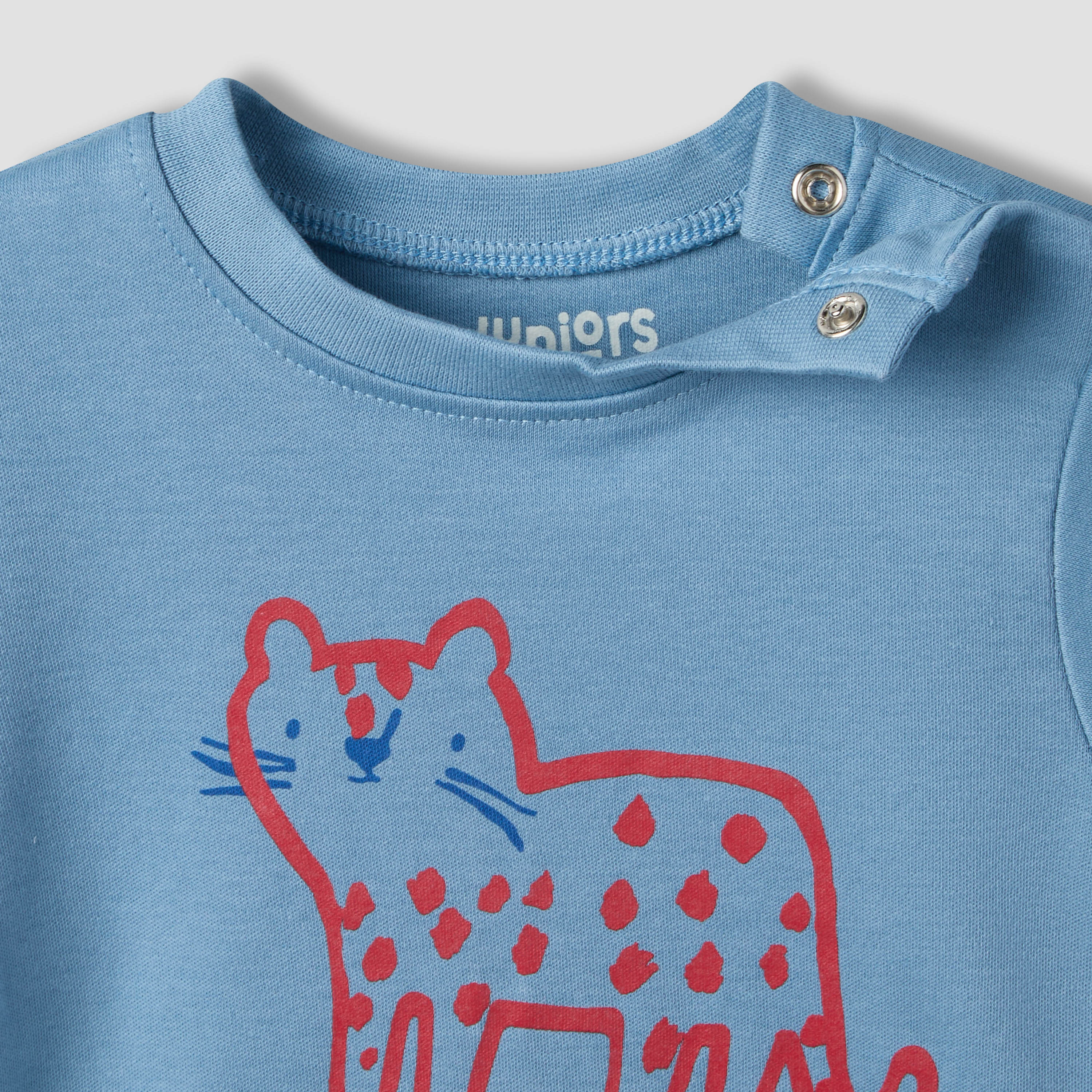 Pack of 2 Juniors Crew Neck Short Sleeves T-shirt and Shorts Set with Safari Print-baby-boys-clothing-setsandcoords-image-9