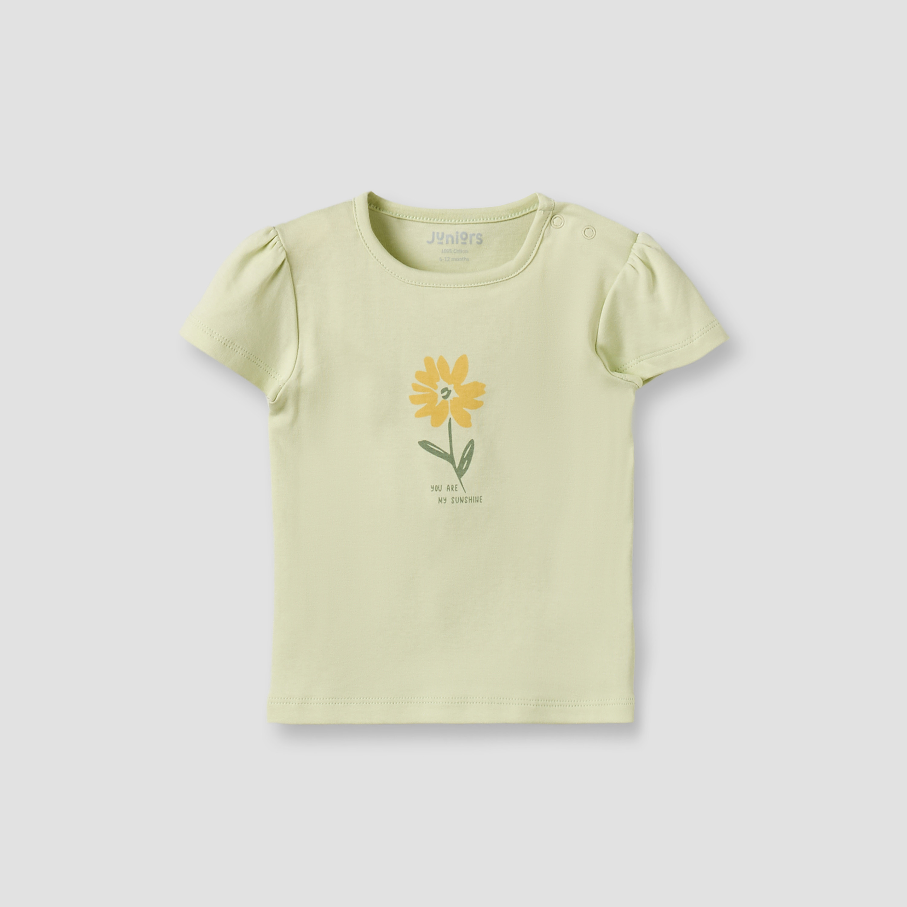 Pack of 2 Juniors Crew Neck Short Sleeves T-shirt and Shorts Set with Snap Button Closure-baby-girls-clothing-setsandcoords-image-3