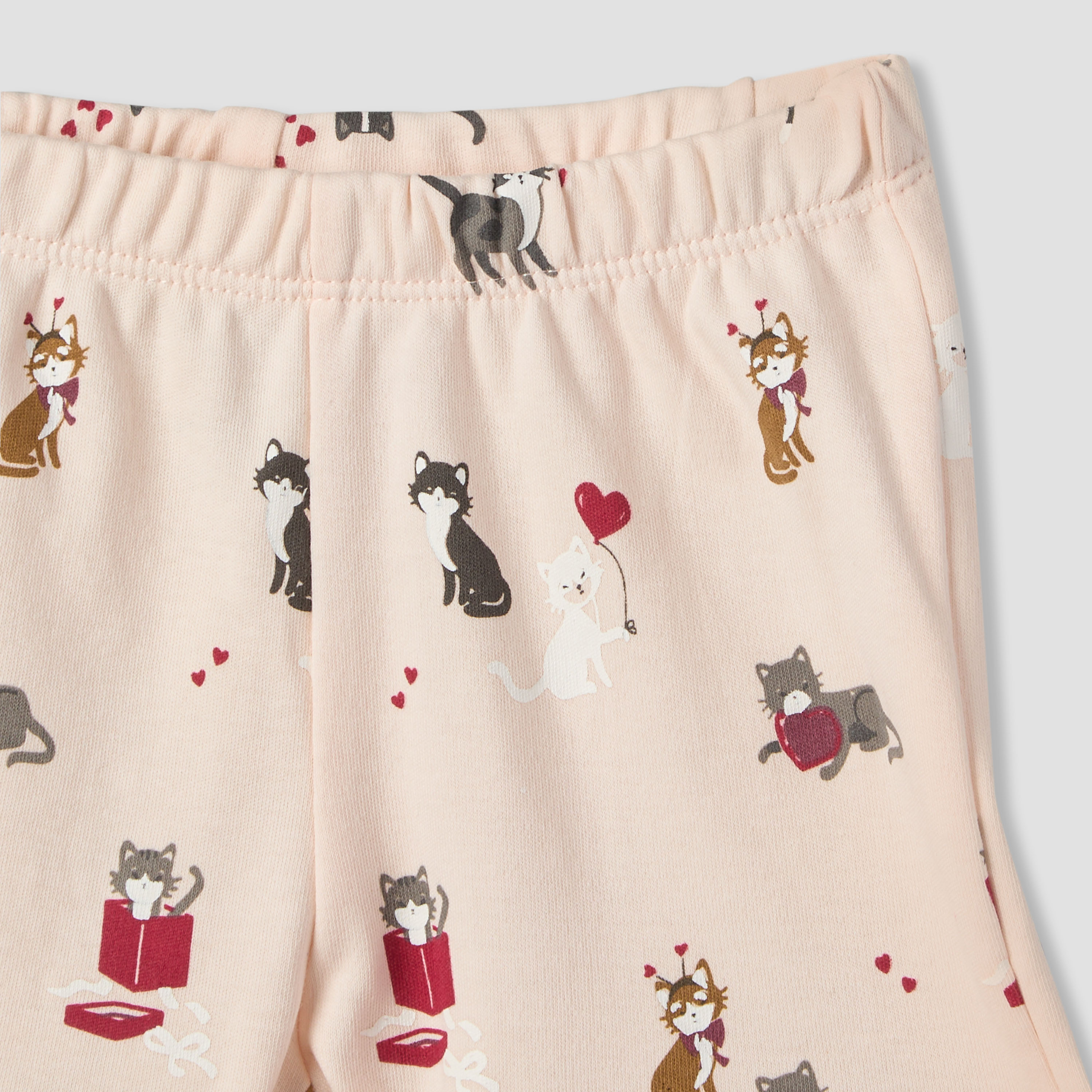 Pack of 2 Juniors Crew Neck Short Sleeves T-shirt and Shorts Set with Assorted Print-baby-girls-clothing-setsandcoords-image-11