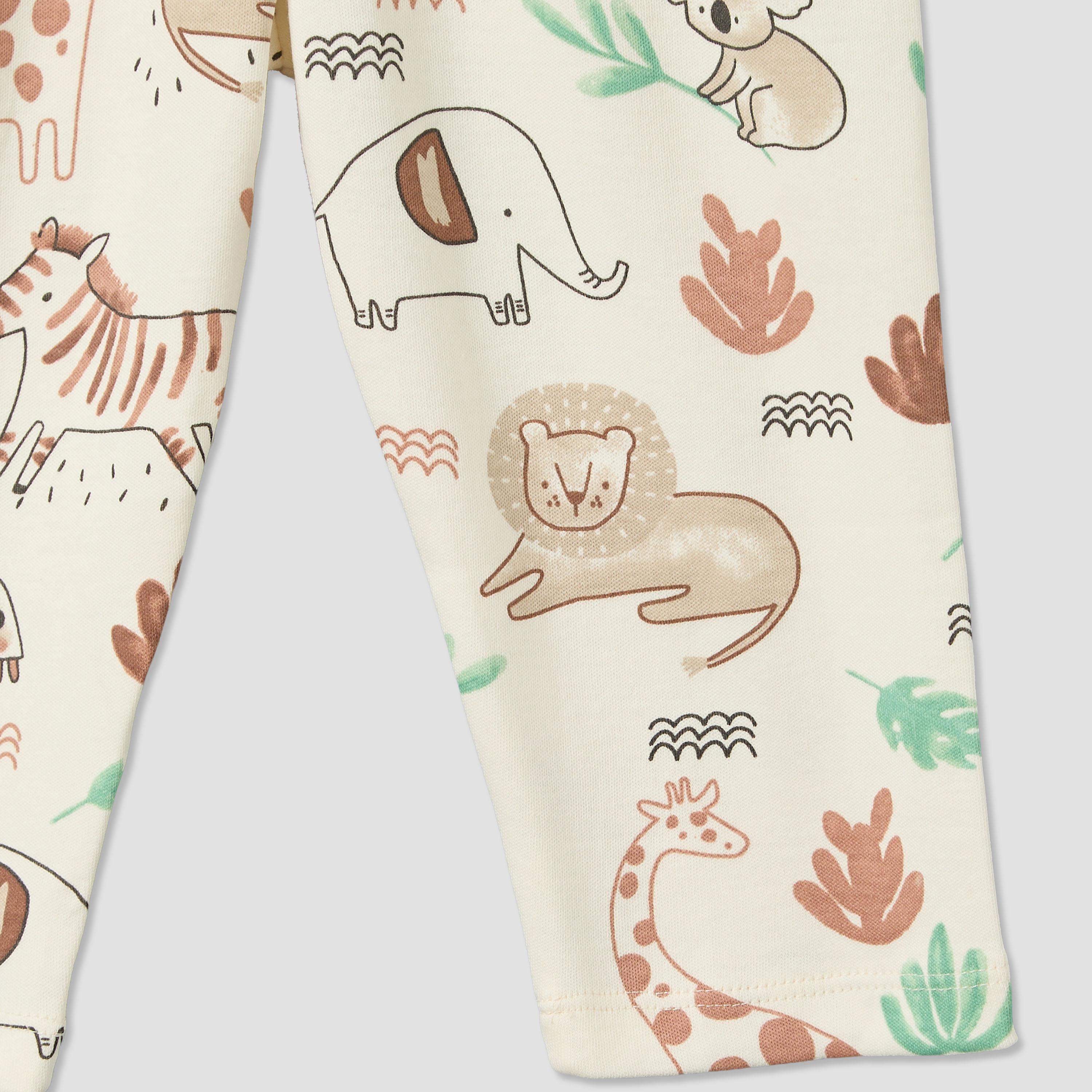 Juniors Cotton Round Neck Long Sleeves Pyjama Set with Safari Print-baby-boys-clothing-nightwear-pyjamasets-image-10