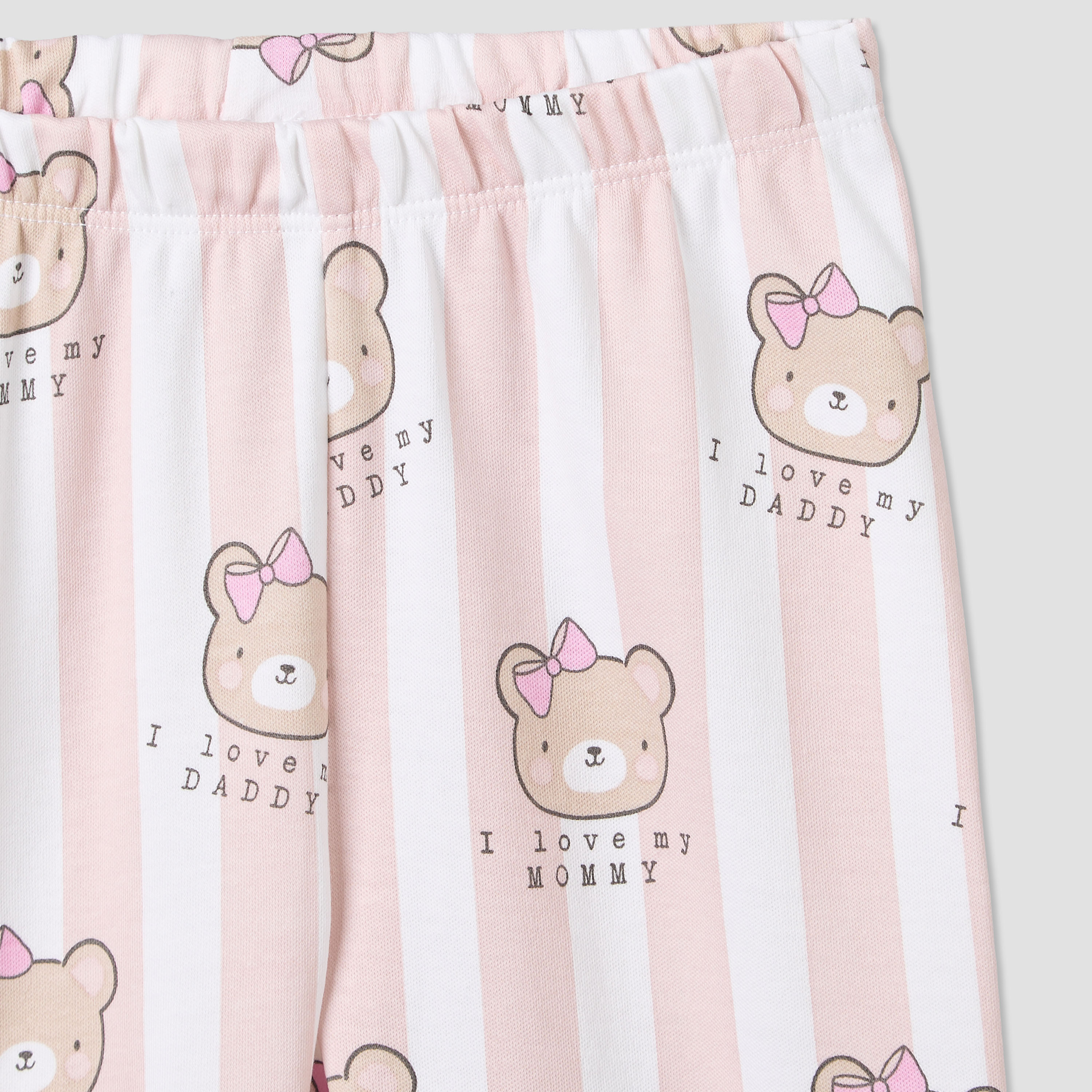 Juniors Cotton Crew Neck Long Sleeves Pyjama Set with Bear Print-baby-girls-clothing-nightwear-pyjamasets-image-8