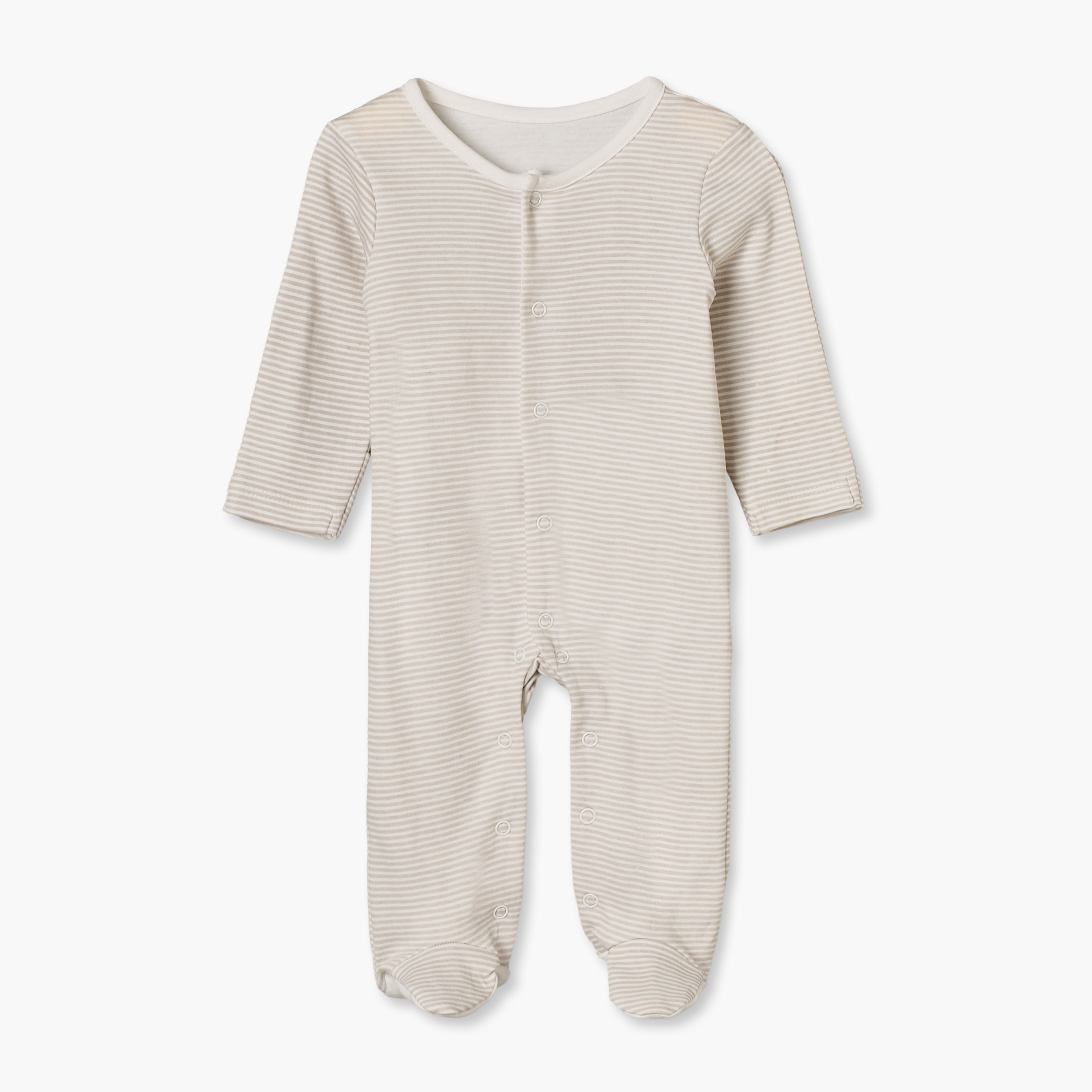 بدلة نوم قطن برقبة ضيقة وأكمام طويلة وطبعات من جونيورز - عبوة من 3 قطع-baby-girls-clothing-nightwear-sleepsuits-image-4