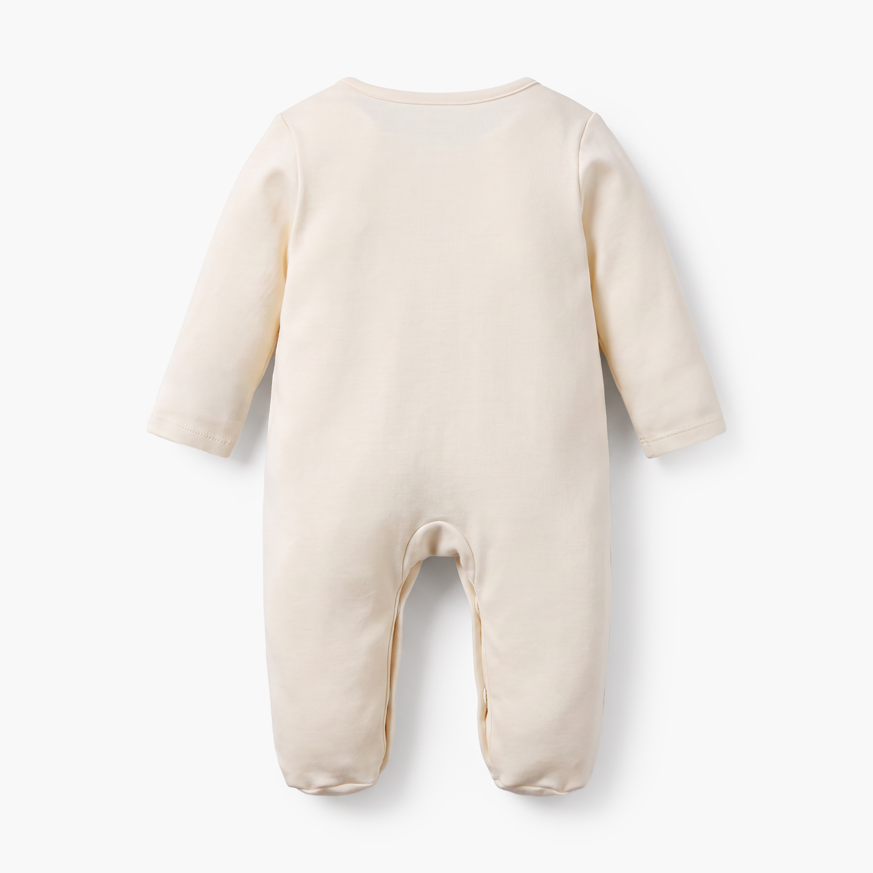 Pack of 3 Juniors Cotton Round Neck Long Sleeves Sleepsuit with Hot Air Balloon Print-baby-girls-clothing-nightwear-sleepsuits-image-3