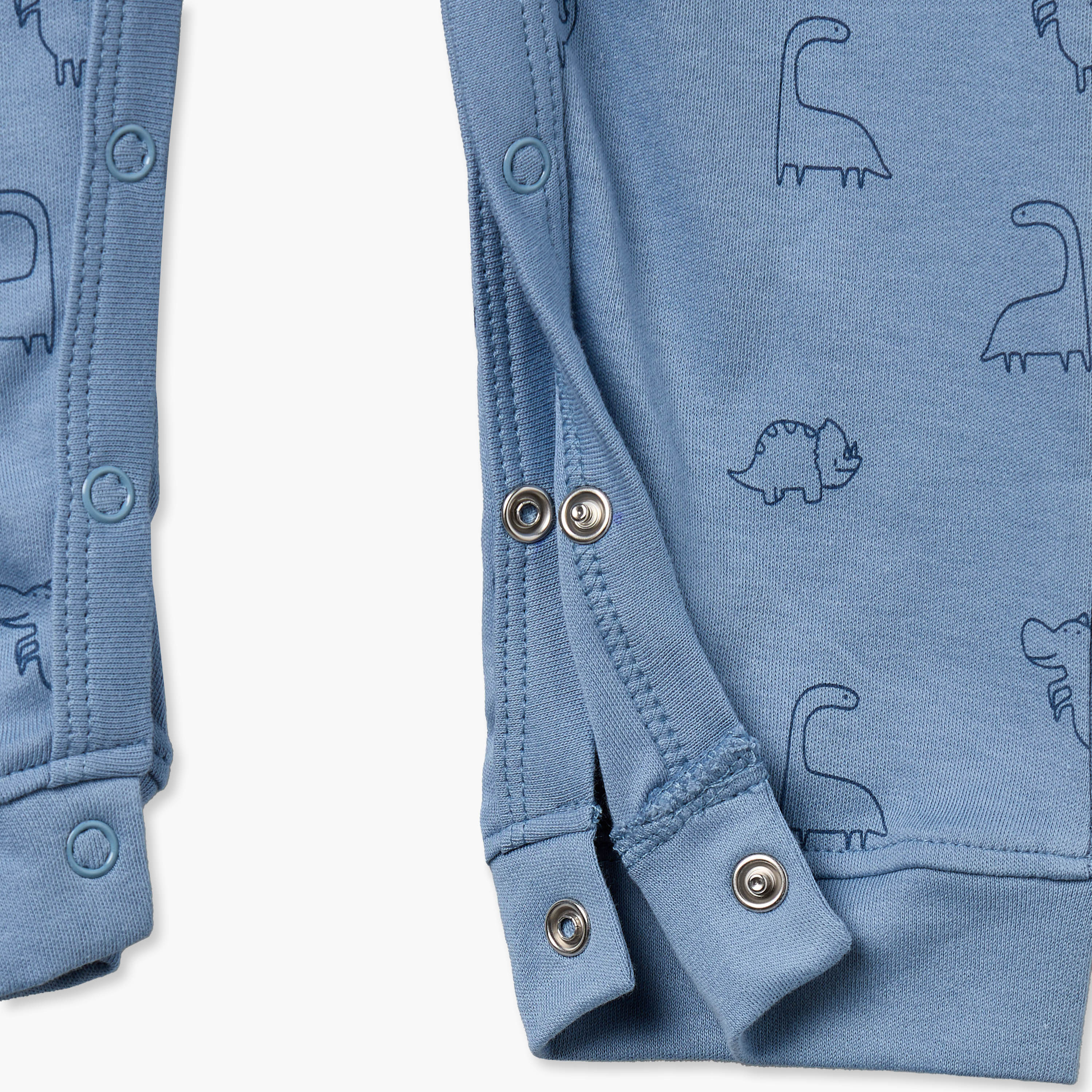 طقم من 3 - بدلة نوم قطن بياقة مستديرة وأكمام طويلة بطبعات من جونيورز-baby-boys-clothing-nightwear-sleepsuits-image-7