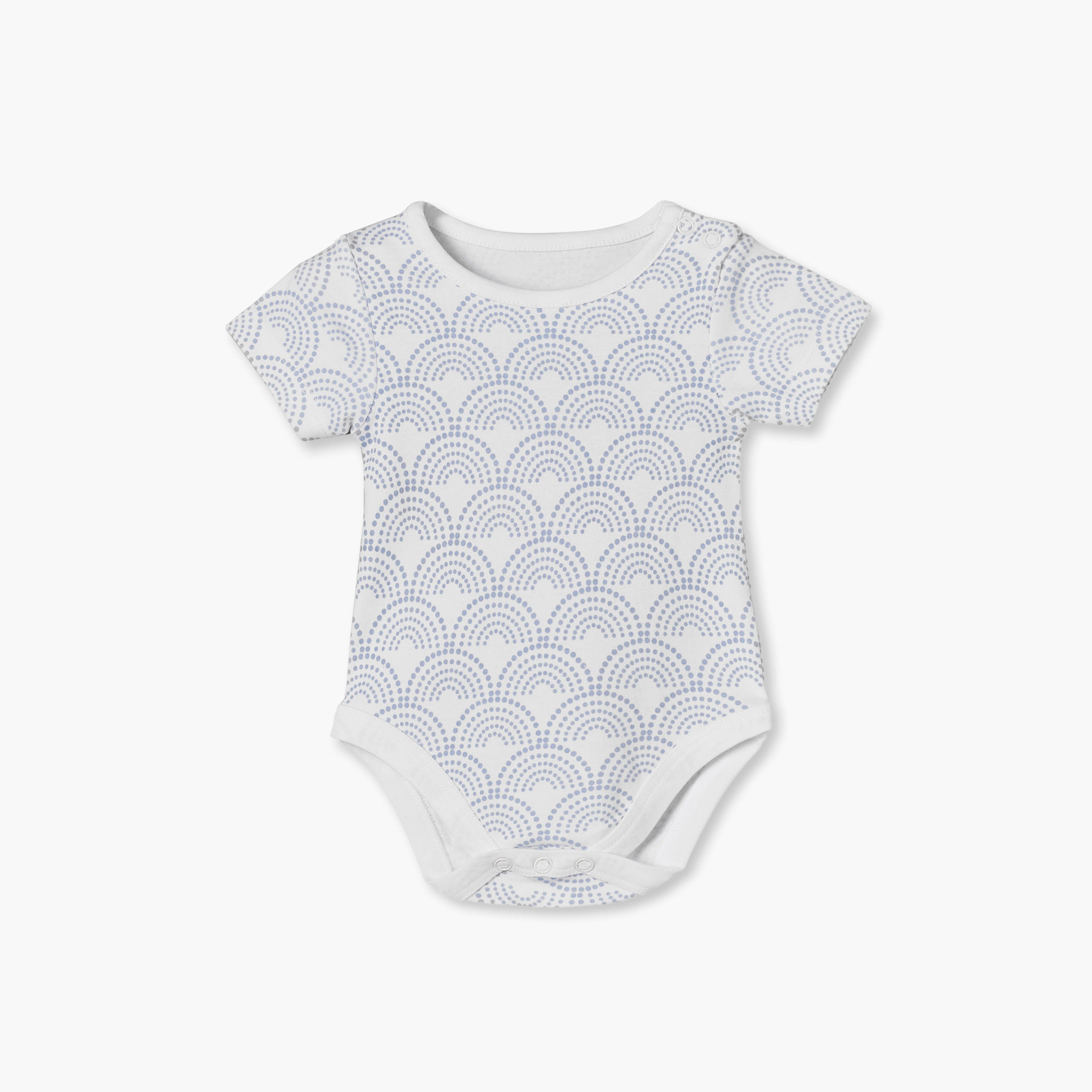 Pack of 5 Juniors Cotton Crew Neck Short Sleeves Bodysuit with Nautical Print-baby-girls-clothing-bodysuits-image-3