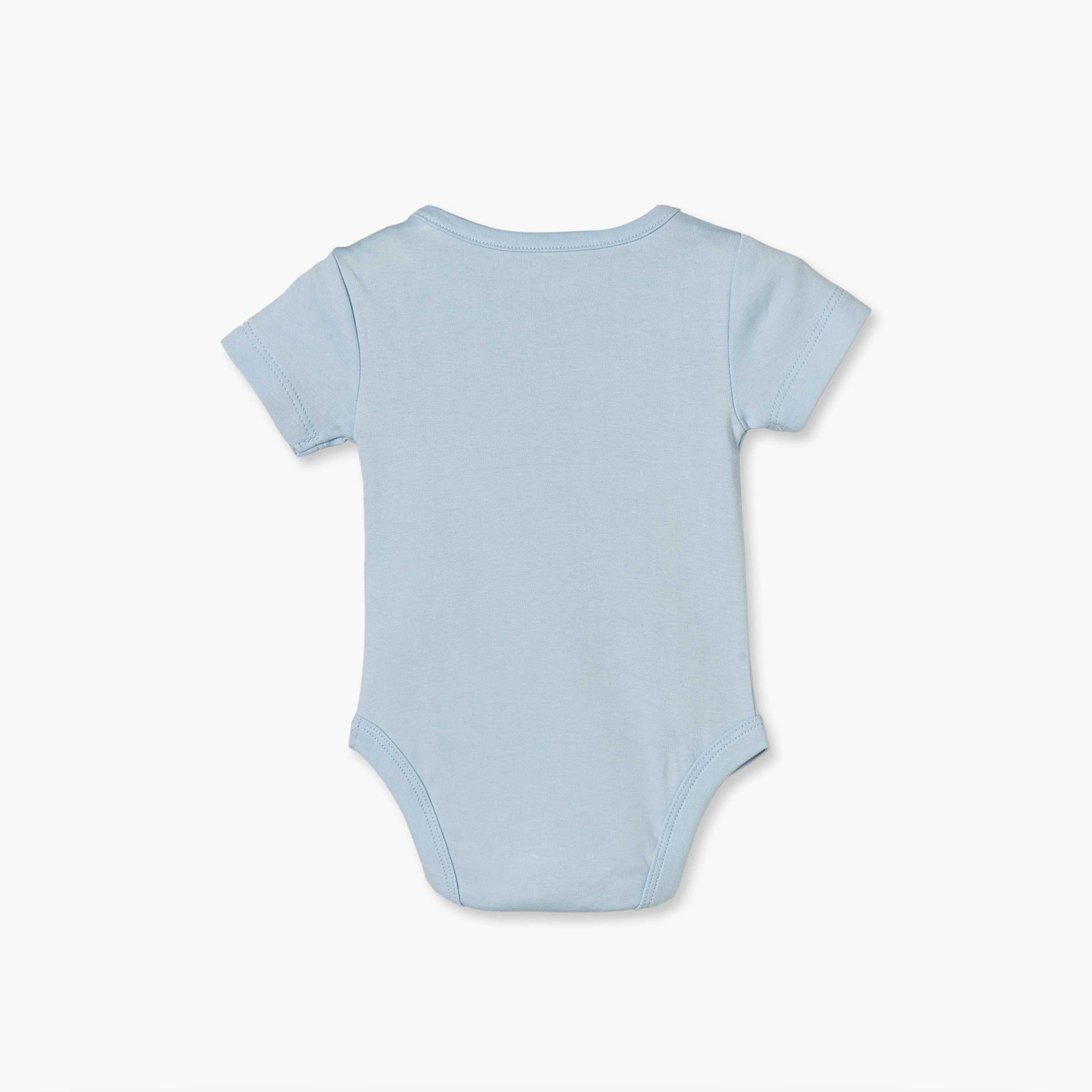 Pack of 5 Juniors Cotton Crew Neck Short Sleeves Bodysuit with Nautical Print-baby-girls-clothing-bodysuits-image-8