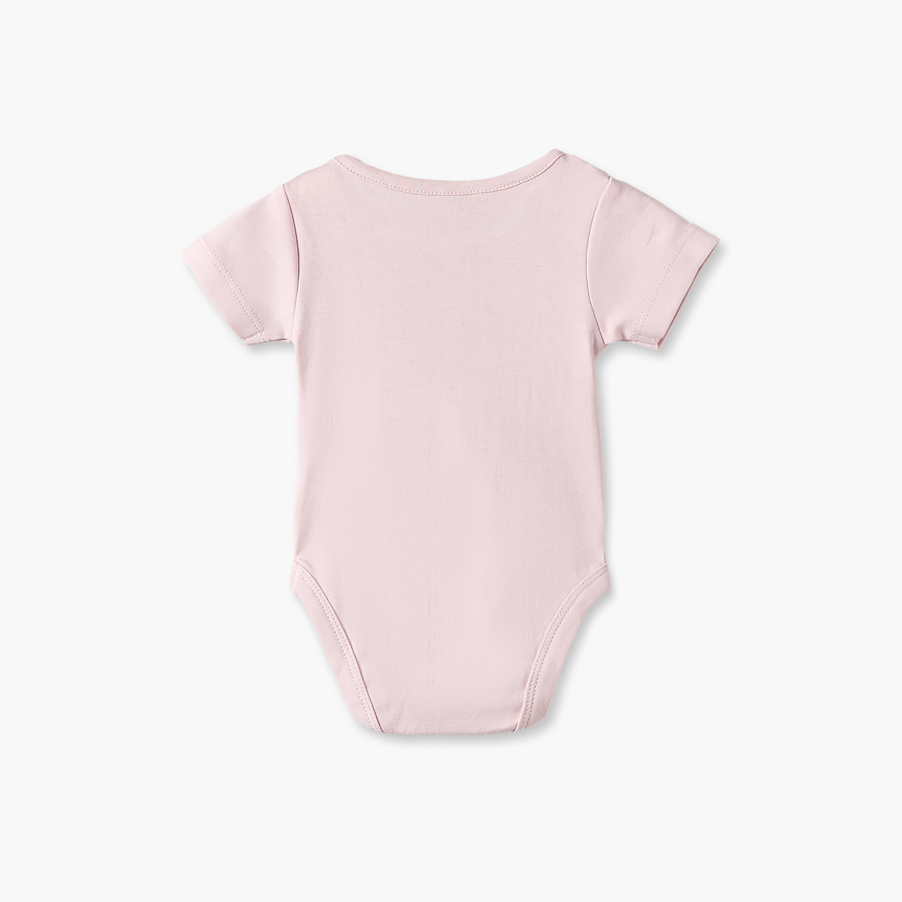 طقم بودي سوت بأكمام قصيرة وياقة مستديرة وطبعات زهرية من جونيورز - 5 قطع-baby-boys-clothing-bodysuits-image-3