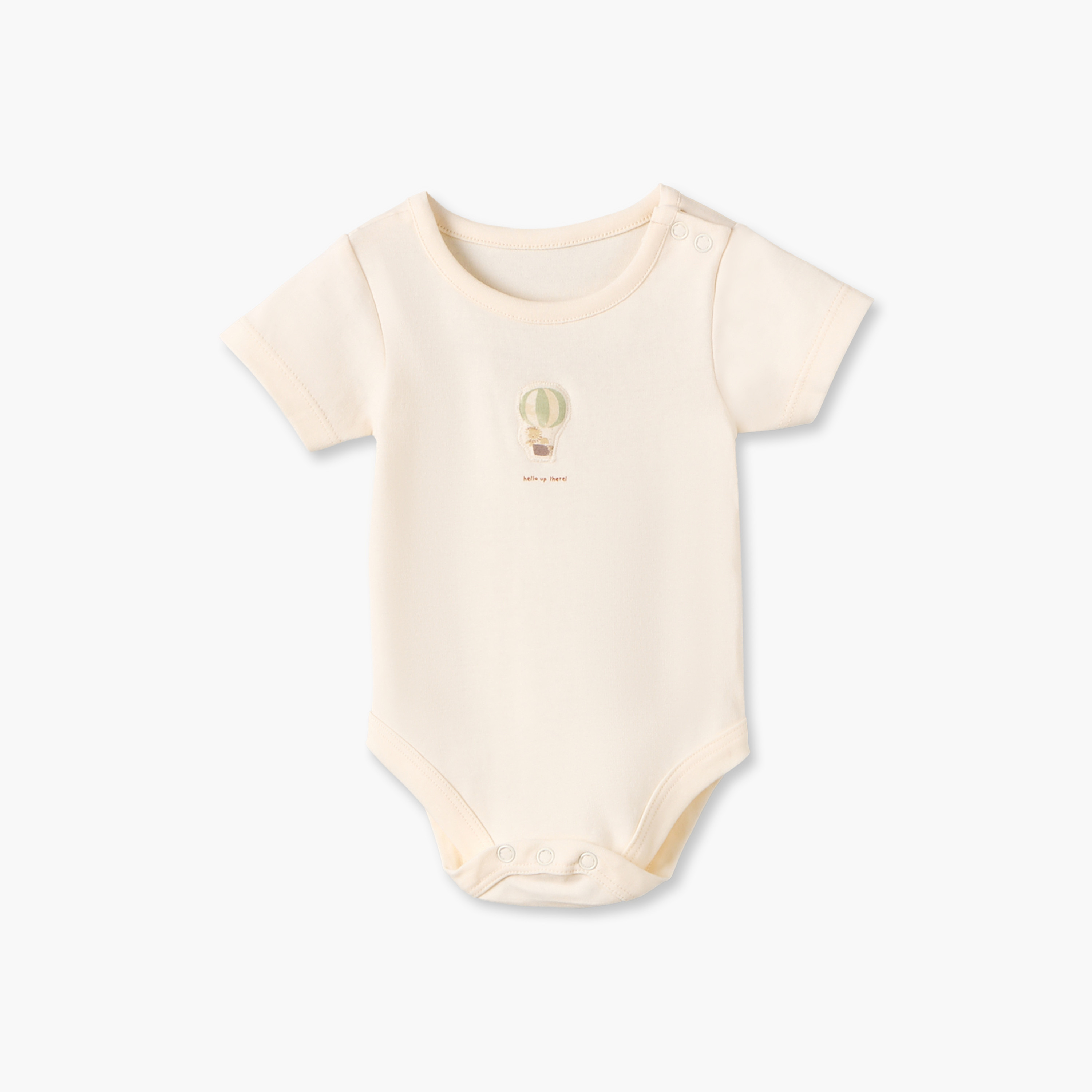 بودي سوت بطبعات لطيفة وياقة ضيقة وأكمام قصيرة من جونيورز - عبوة 5 قطع-baby-girls-clothing-bodysuits-image-3