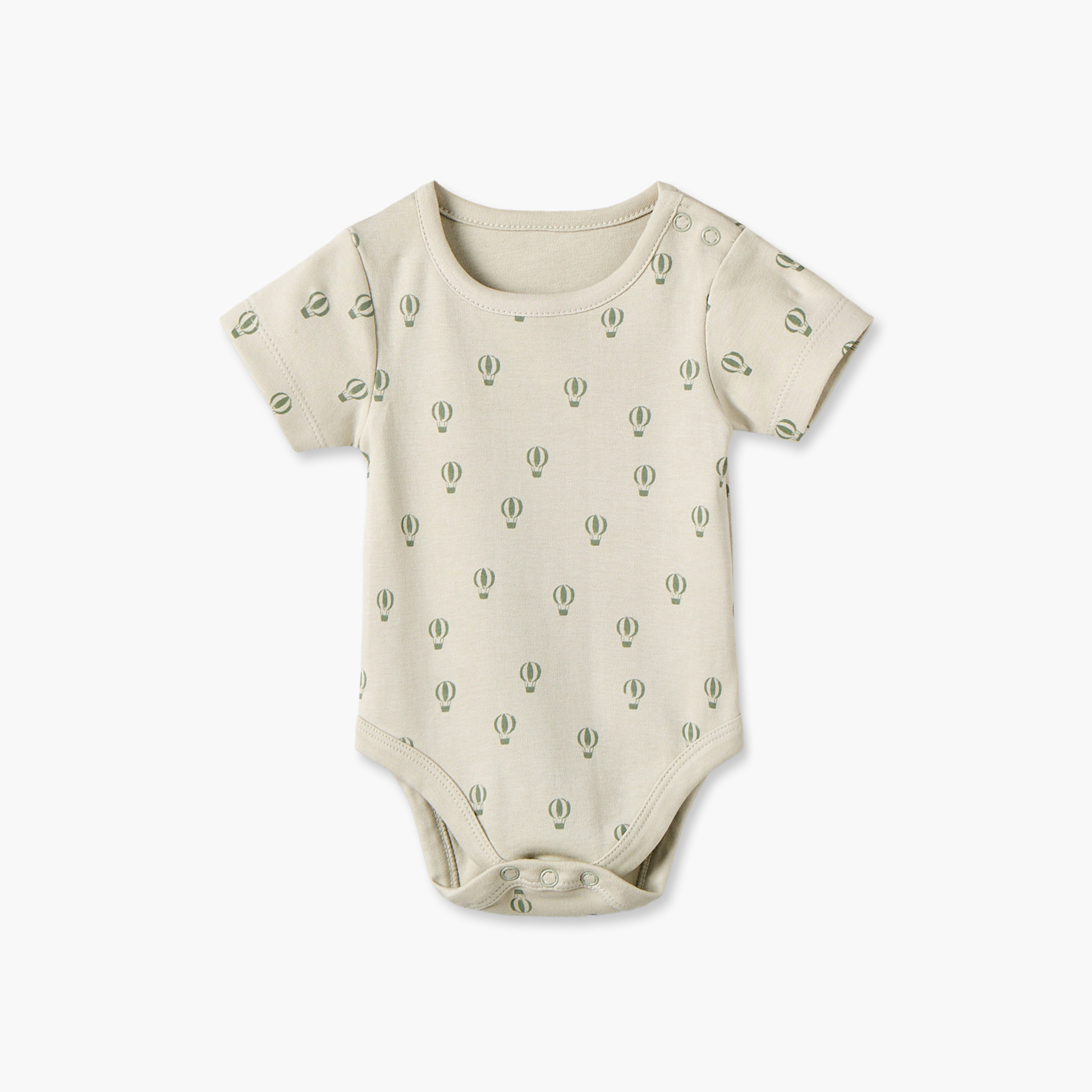 بودي سوت بطبعات لطيفة وياقة ضيقة وأكمام قصيرة من جونيورز - عبوة 5 قطع-baby-girls-clothing-bodysuits-image-8