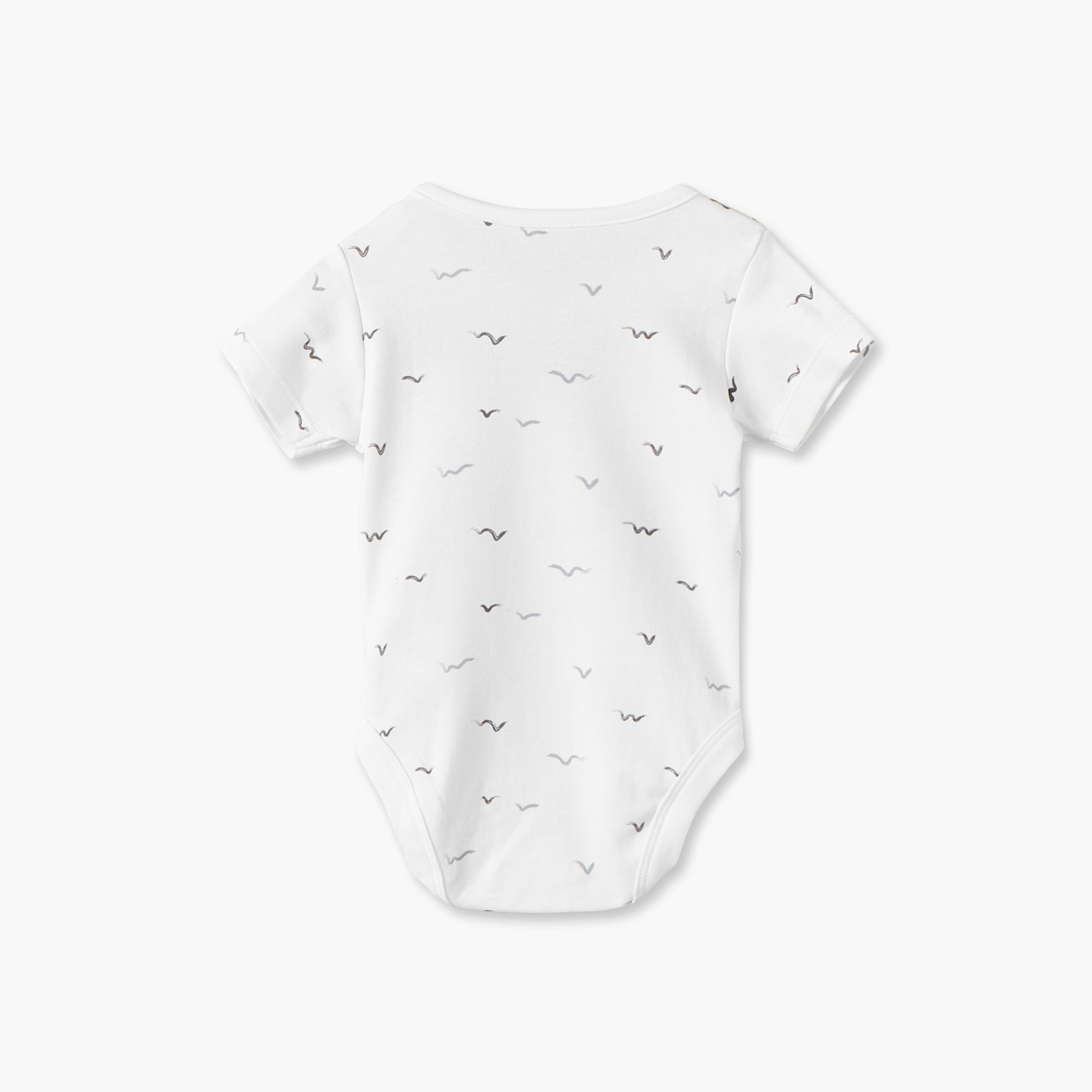 طقم بودي سوت بأكمام قصيرة وياقة ضيقة وطبعات بحرية من جونيورز - عبوة من 5 قطع-baby-girls-clothing-bodysuits-image-4