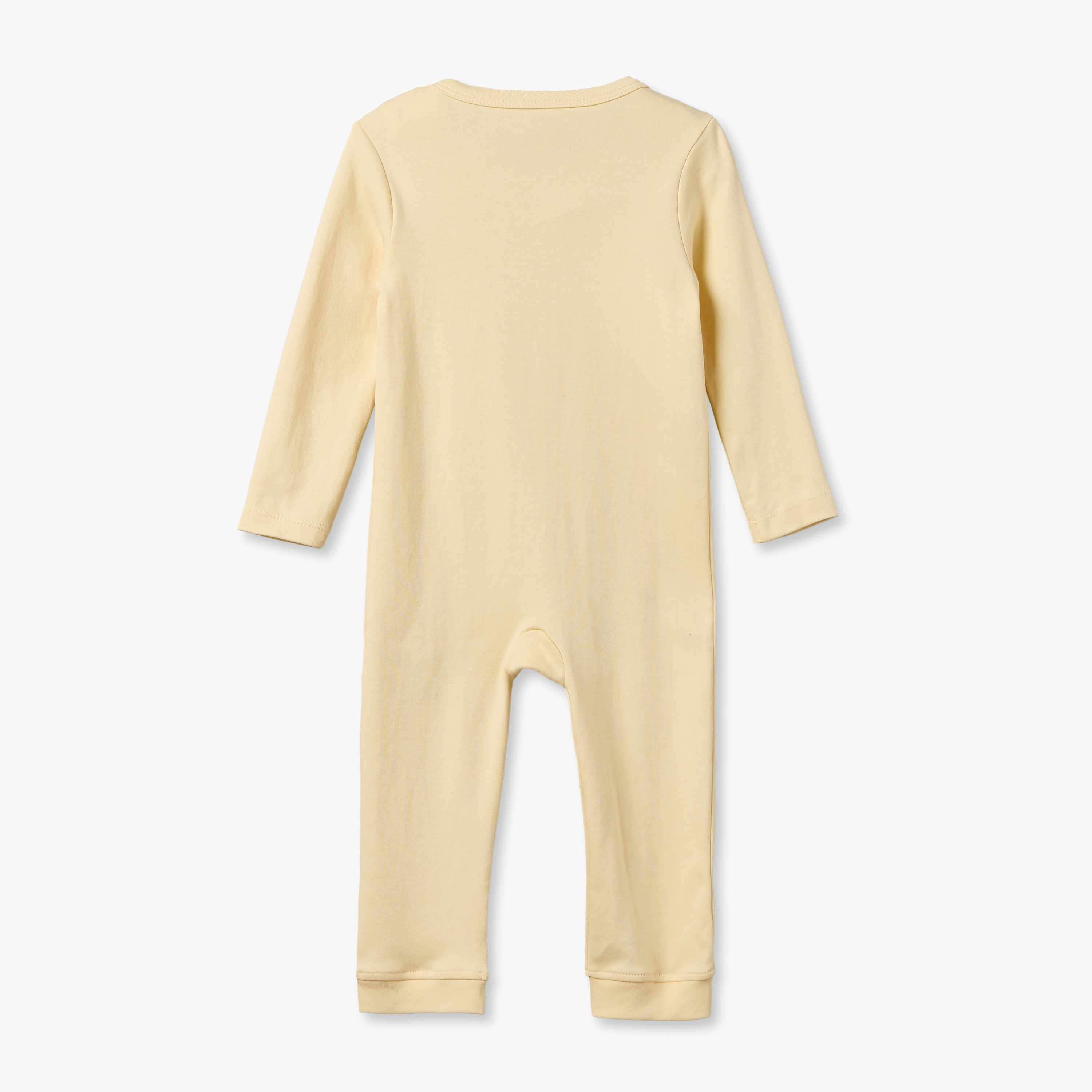 Pack of 3 Juniors Cotton Round Neck Long Sleeves Sleepsuit with Farm Print-baby-girls-clothing-nightwear-sleepsuits-image-3