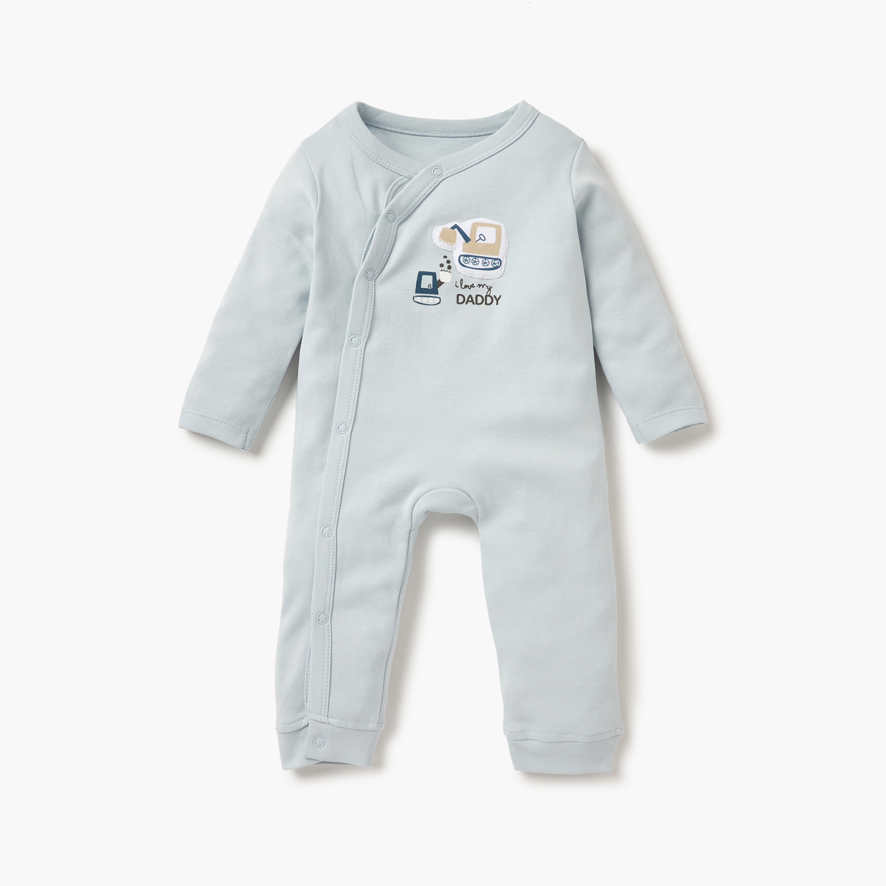 Juniors Printed Sleepsuit with Long Sleeves - Set of 3-baby-boys-clothing-nightwear-sleepsuits-image-3