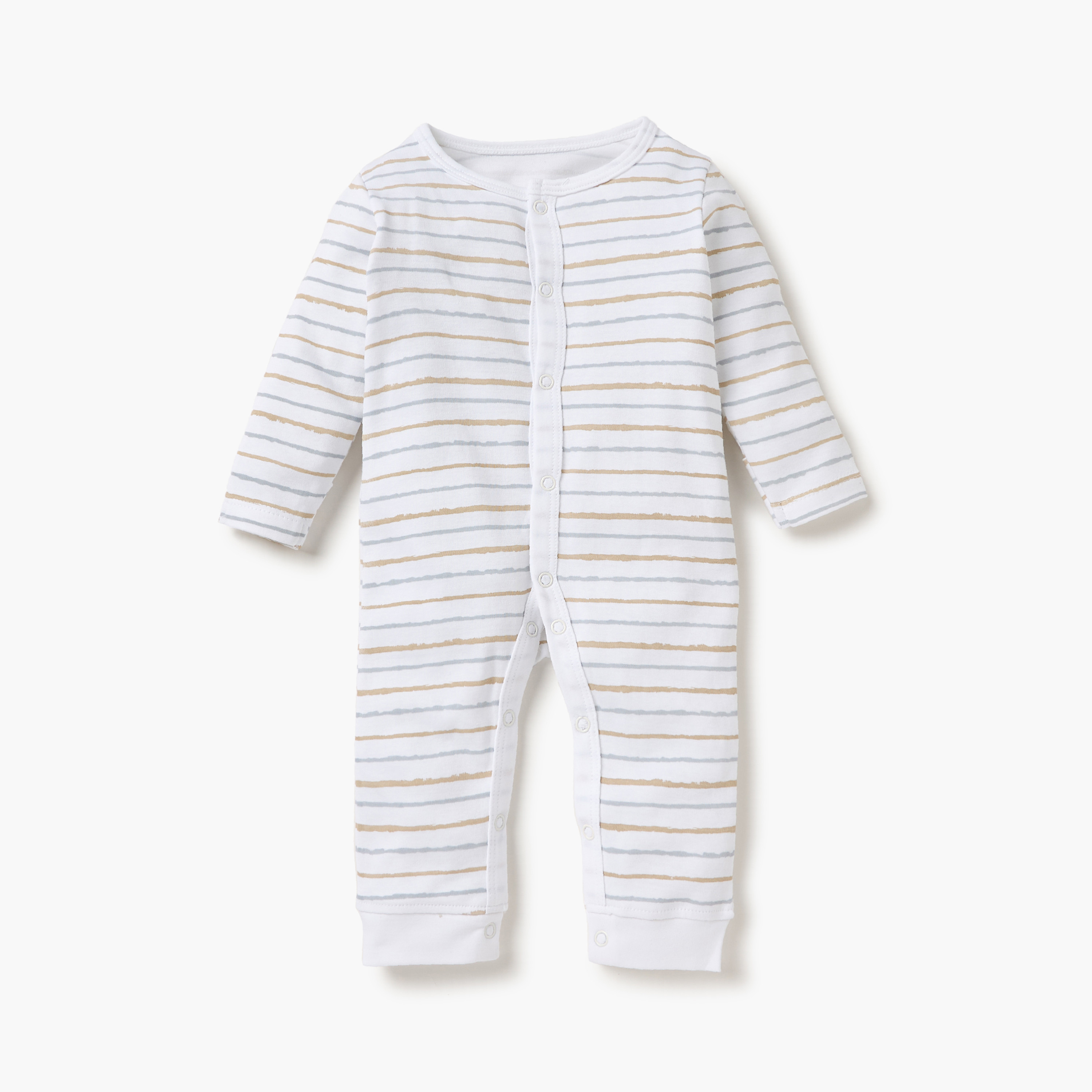 Juniors Printed Sleepsuit with Long Sleeves - Set of 3-baby-boys-clothing-nightwear-sleepsuits-image-4