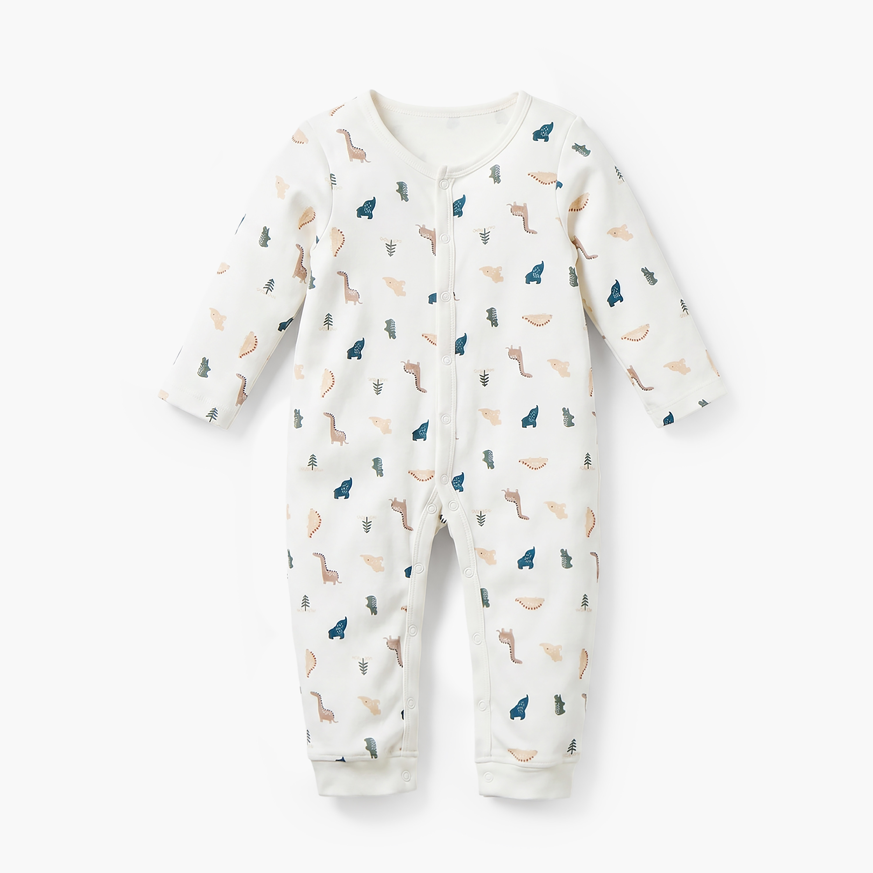 Juniors Assorted Sleepsuit with Long Sleeves - Set of 3-baby-boys-clothing-nightwear-sleepsuits-image-2