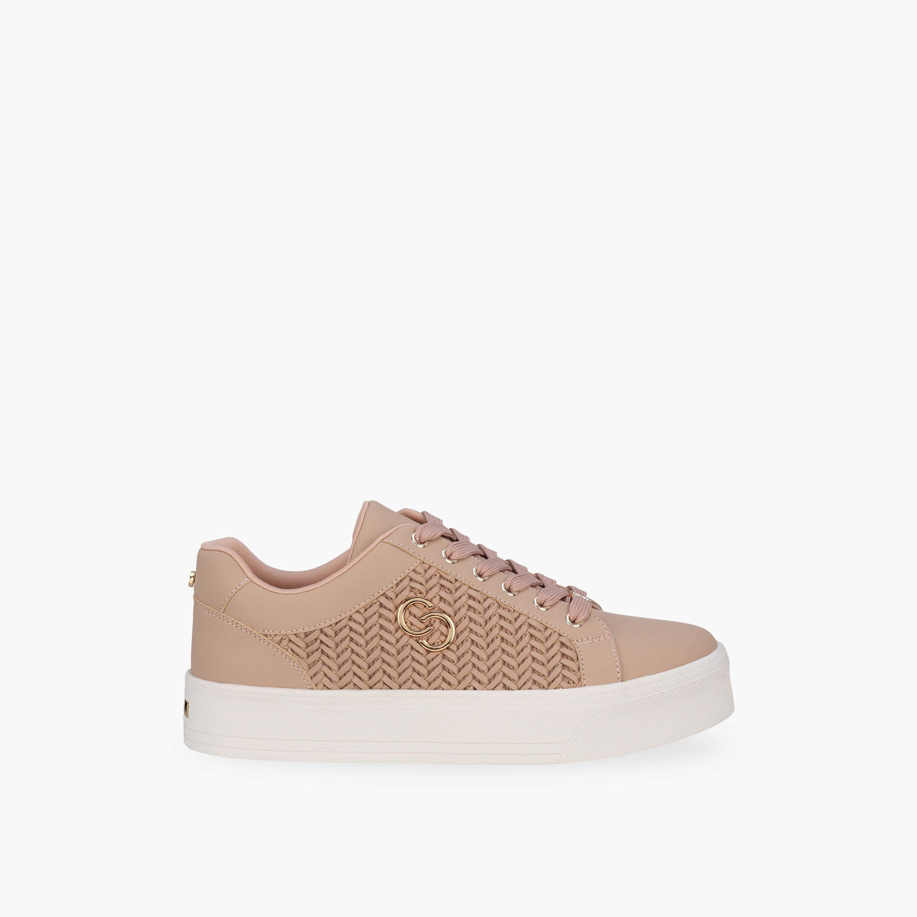 حذاء سنيكرز منسوج بارز الملمس برباط إغلاق للنساء من سيلست-women-shoes-sneakers-image-3