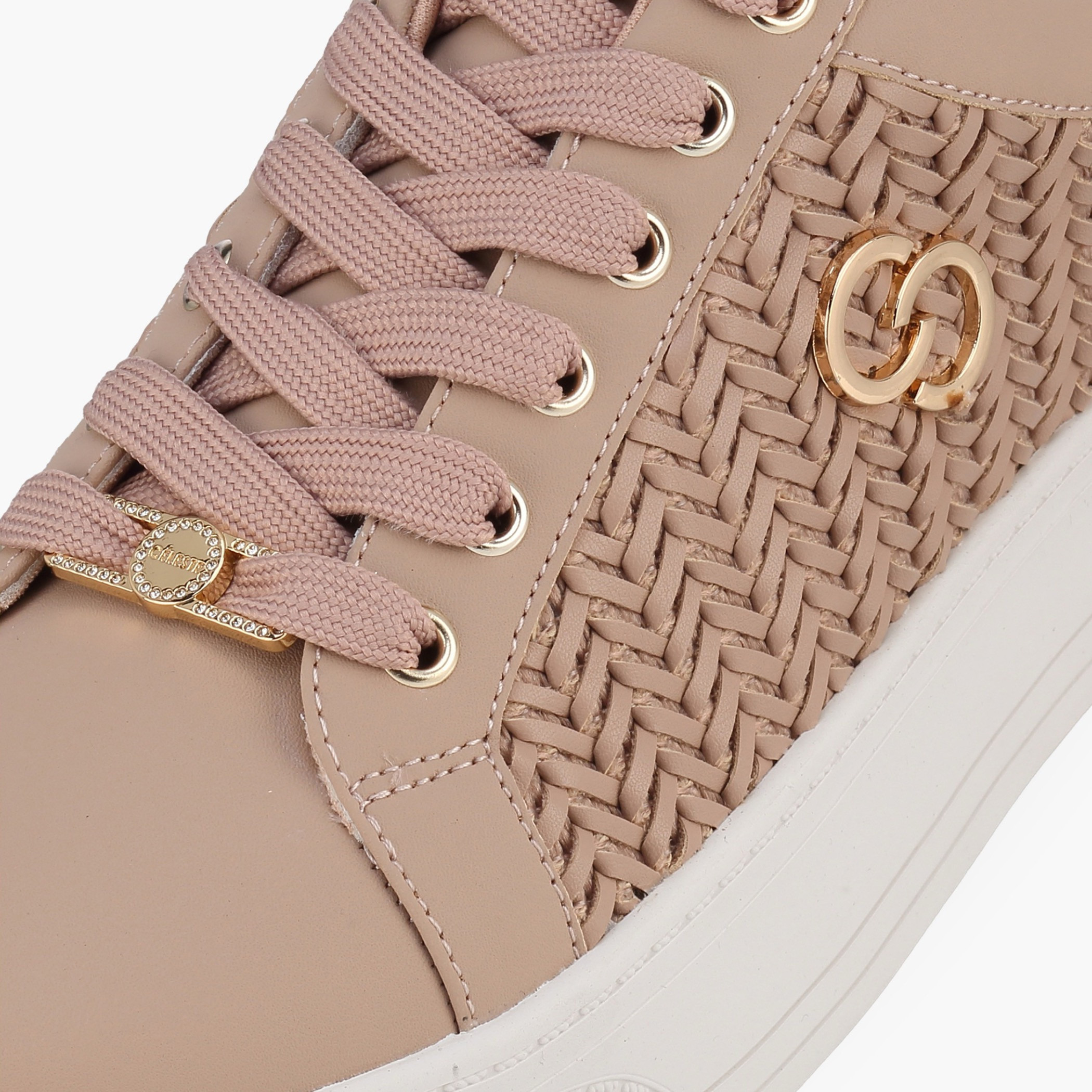 حذاء سنيكرز منسوج بارز الملمس برباط إغلاق للنساء من سيلست-women-shoes-sneakers-image-4