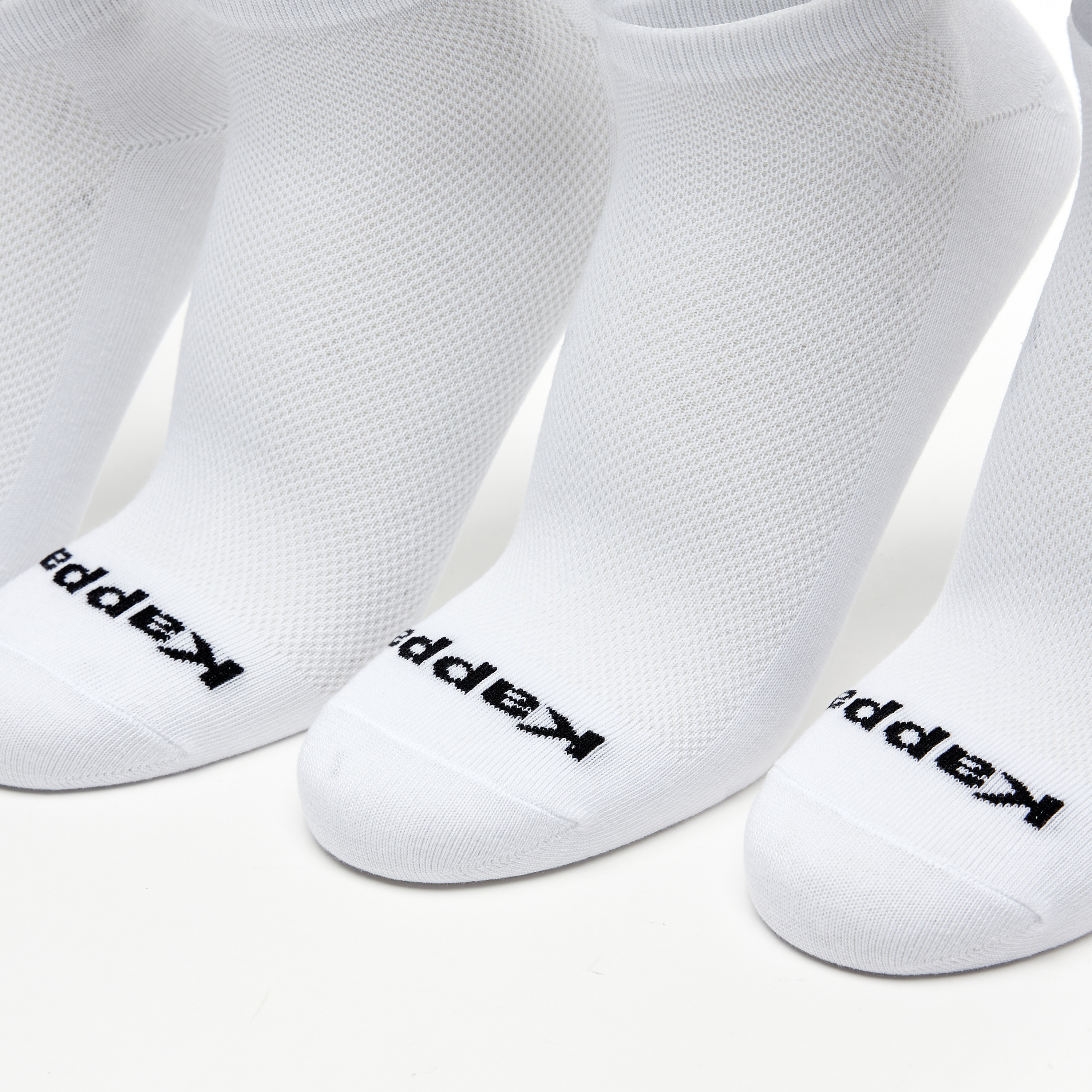 Kappa Logo Detail Ankle Length Sports Socks - Set of 6-men-socks-image-2