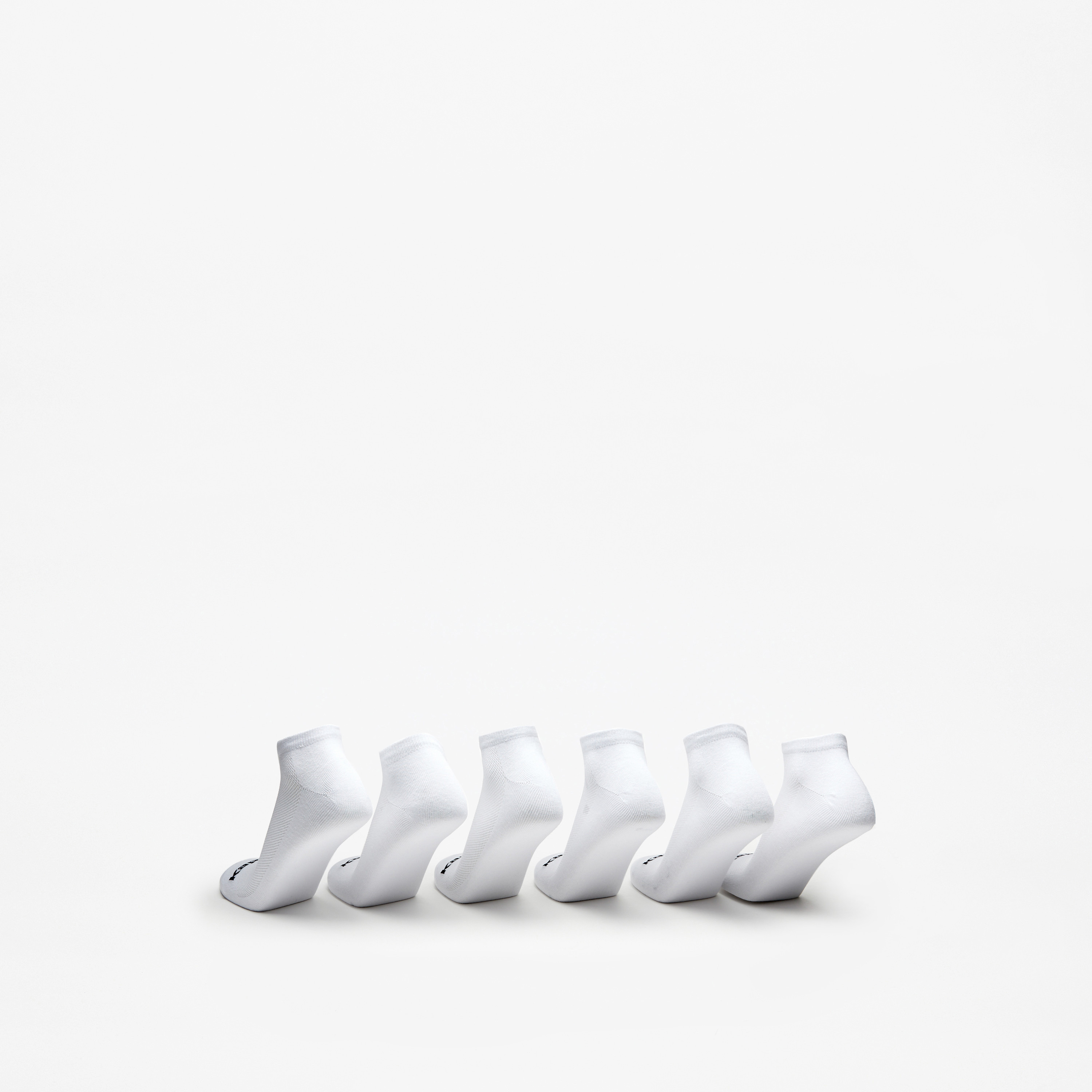 Kappa Logo Detail Ankle Length Sports Socks - Set of 6-men-socks-image-3