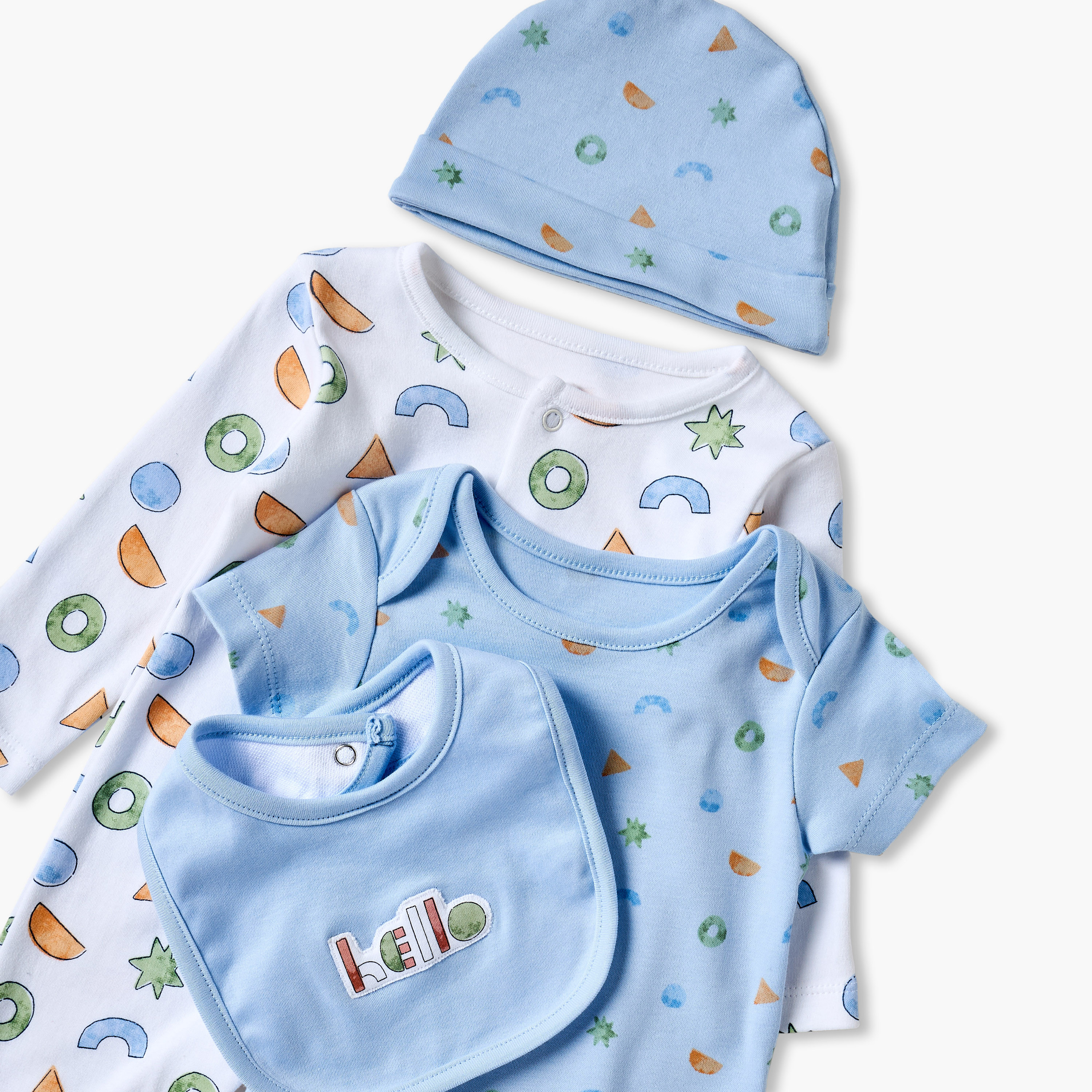 طقم هدايا ملابس بطبعات هندسية من جونيورز - 6 قطع-baby-boys-clothing-setsandcoords-image-7