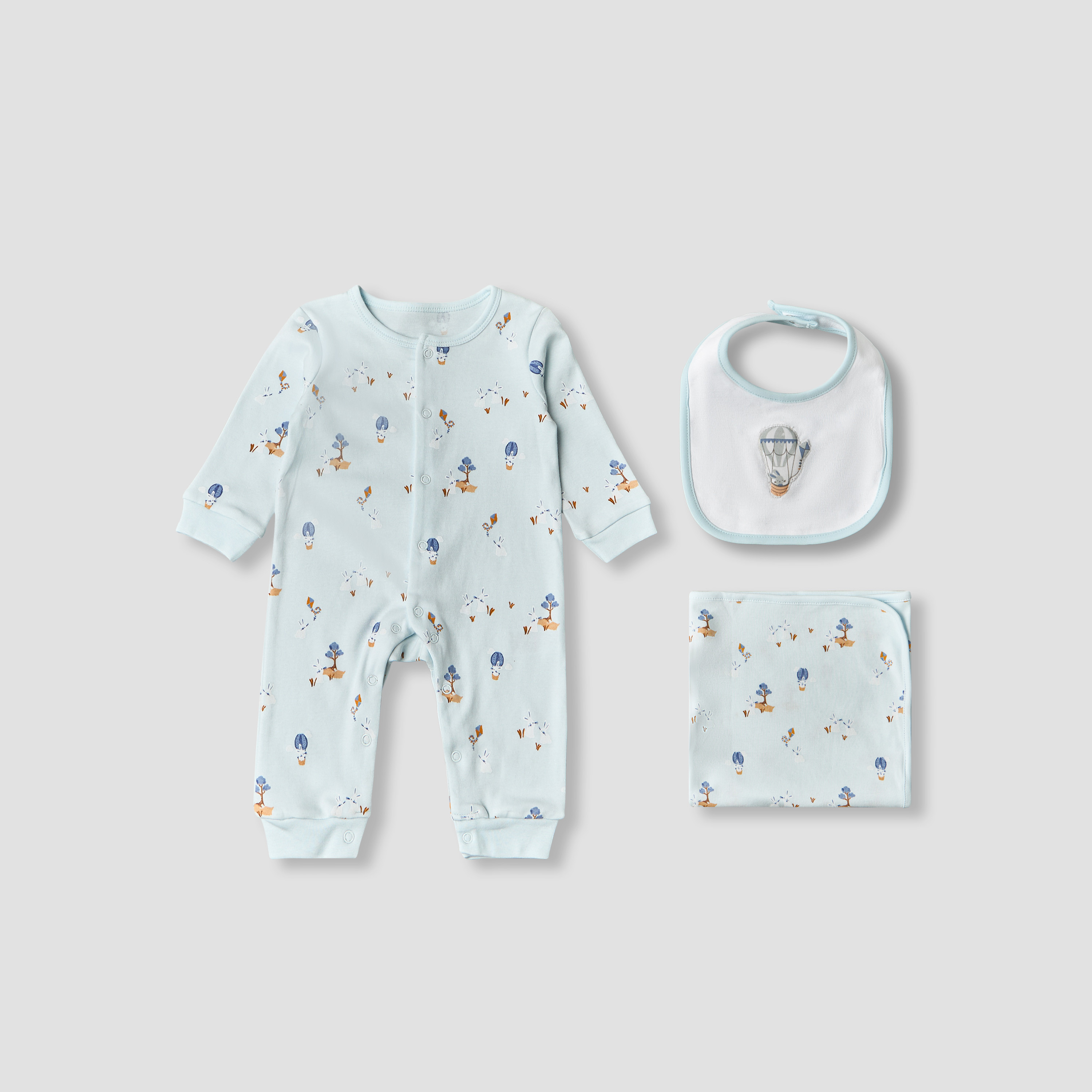 طقم هدايا ملابس بطبعات من جونيورز - 3 قطع-baby-boys-clothing-setsandcoords-image-1