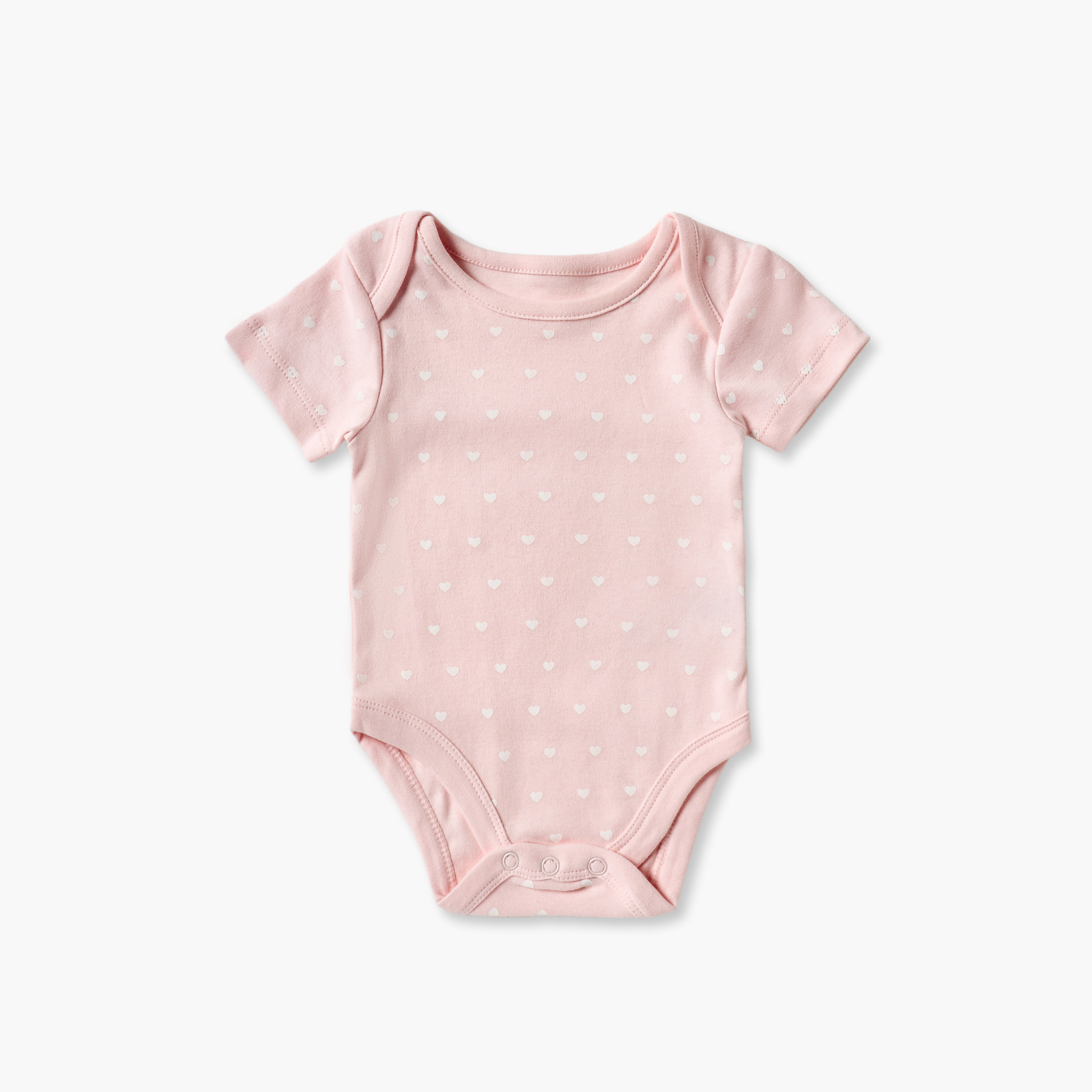 طقم هدايا ملابس بطبعات قلب من جونيورز - 6 قطع-baby-girls-clothing-setsandcoords-image-3