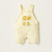 Juniors Solid Crew Neck T-shirt and Fruit Accented Dungaree Set-Rompers%2C Dungarees and Jumpsuits-thumbnail-1