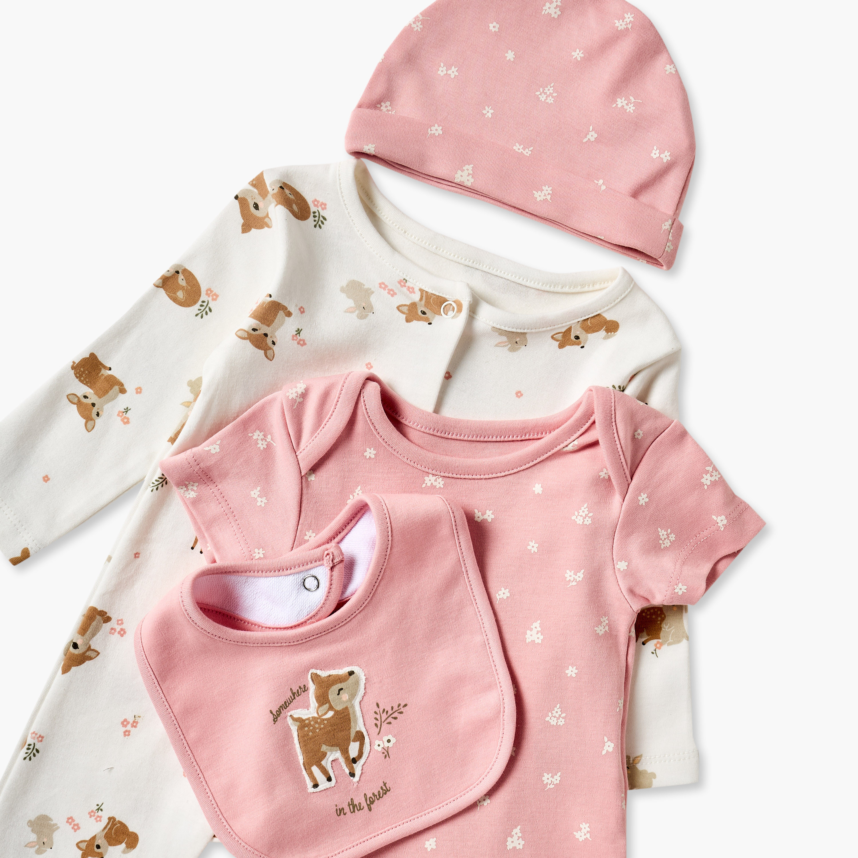طقم هدايا ملابس للأطفال بطبعات غزلان من جونيورز - 5 قطع-baby-girls-clothing-setsandcoords-image-8