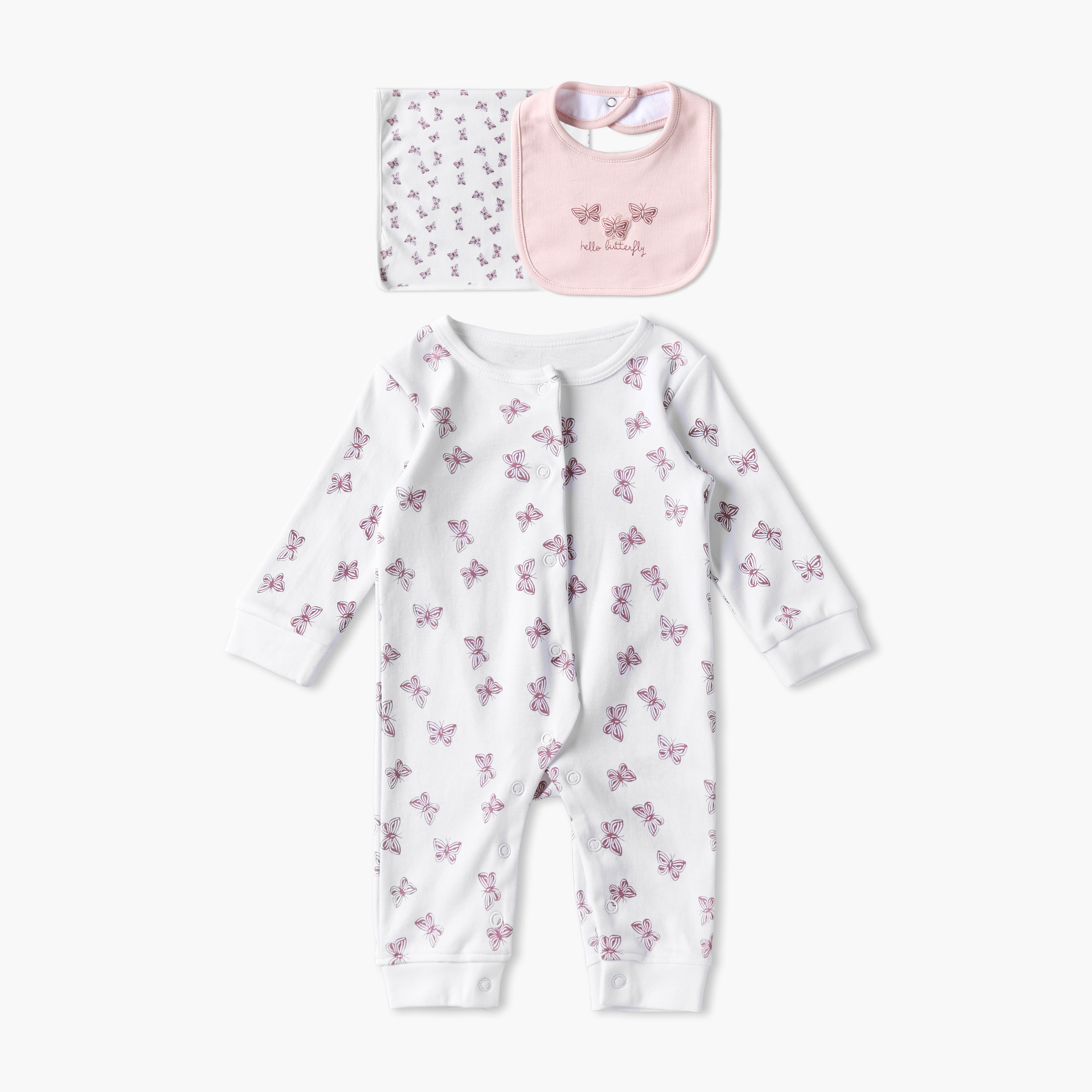 Set of 3 Juniors Clothing Gift Set with Butterfly Print-baby-girls-clothing-setsandcoords-image-1