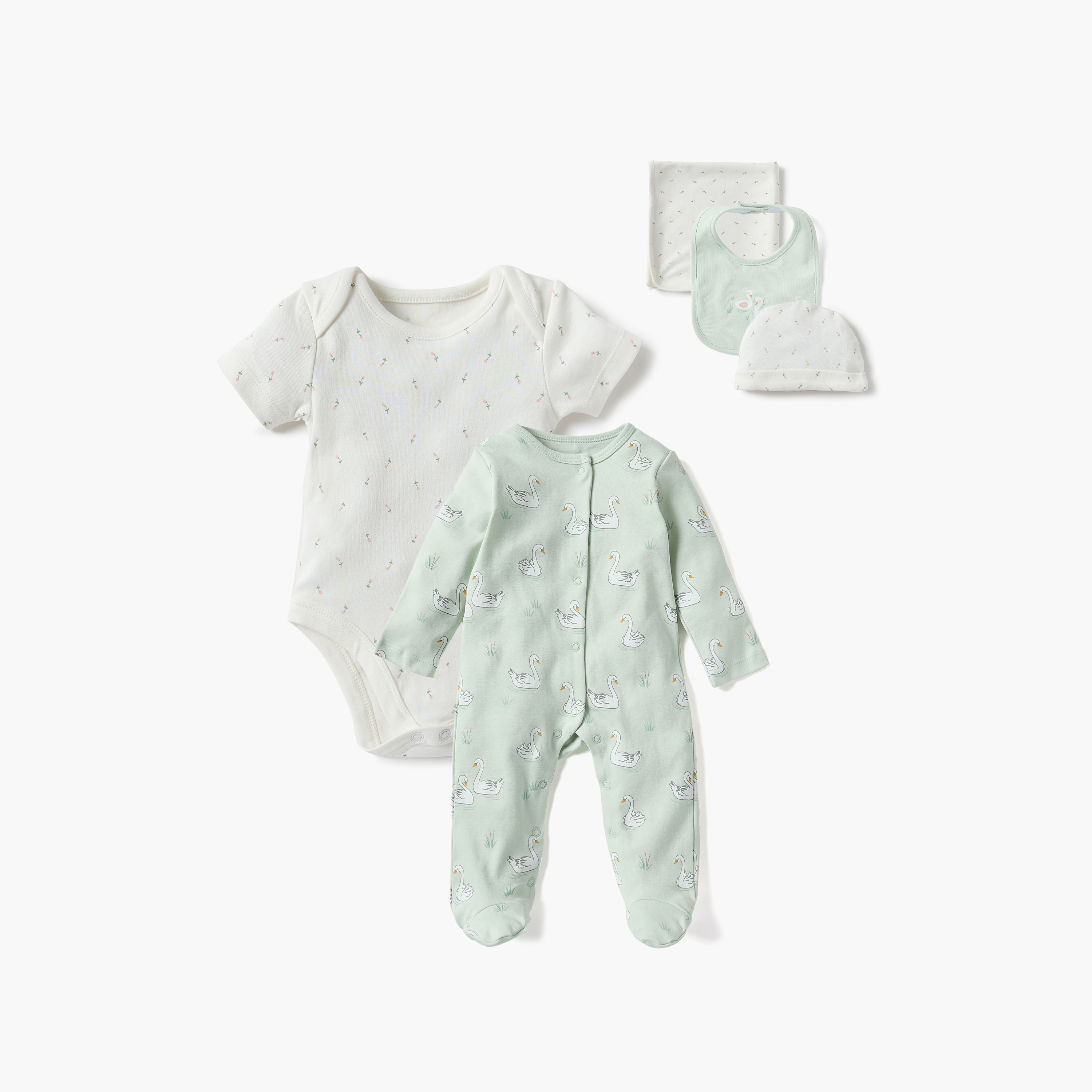 طقم هدايا ملابس 6 قطع من جونيورز-baby-girls-clothing-setsandcoords-image-1