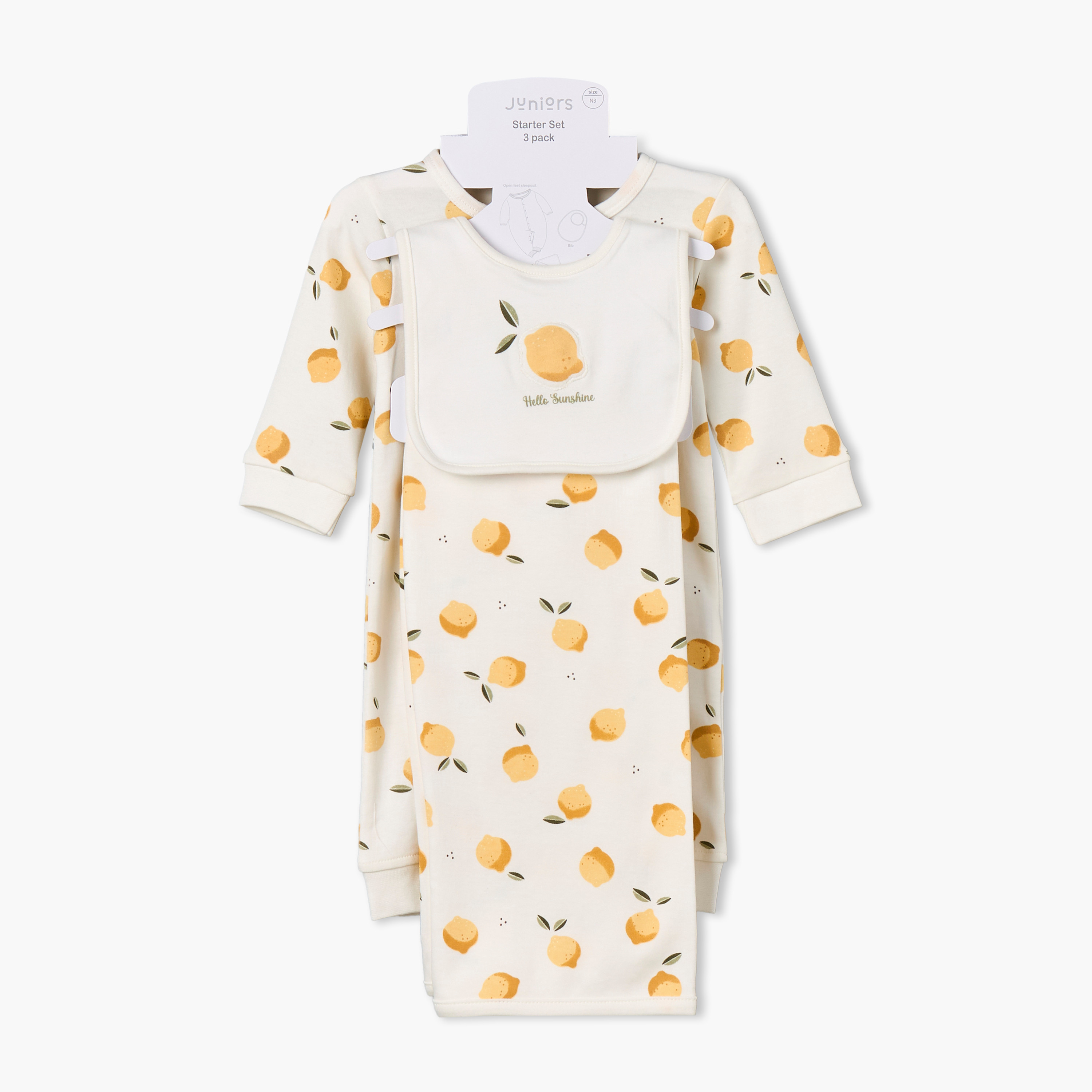 Set of 3 Juniors Clothing Gift Set with Lemon Print-baby-girls-clothing-setsandcoords-image-7