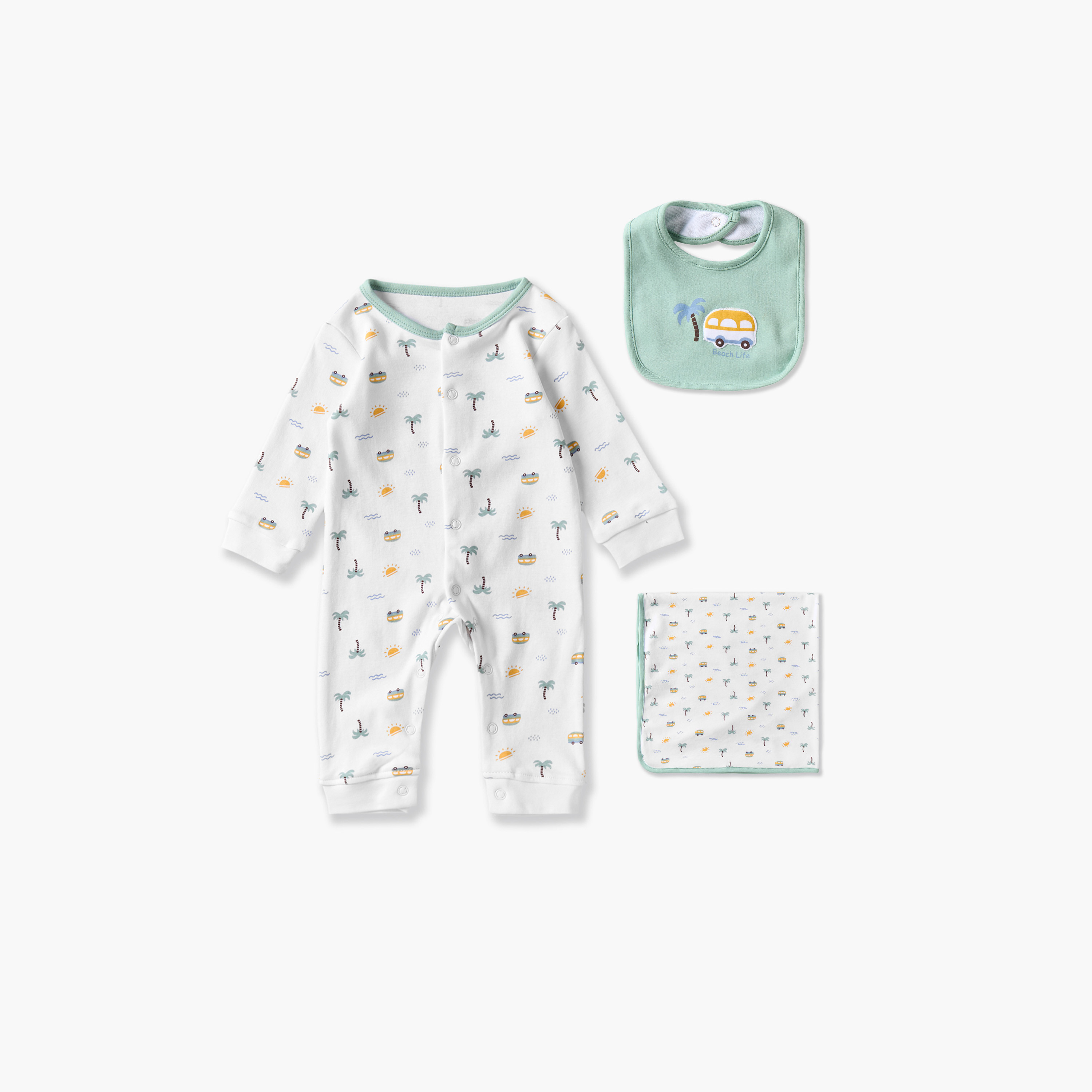 Set of 3 Juniors Clothing Gift Set with Print-baby-girls-clothing-setsandcoords-image-1