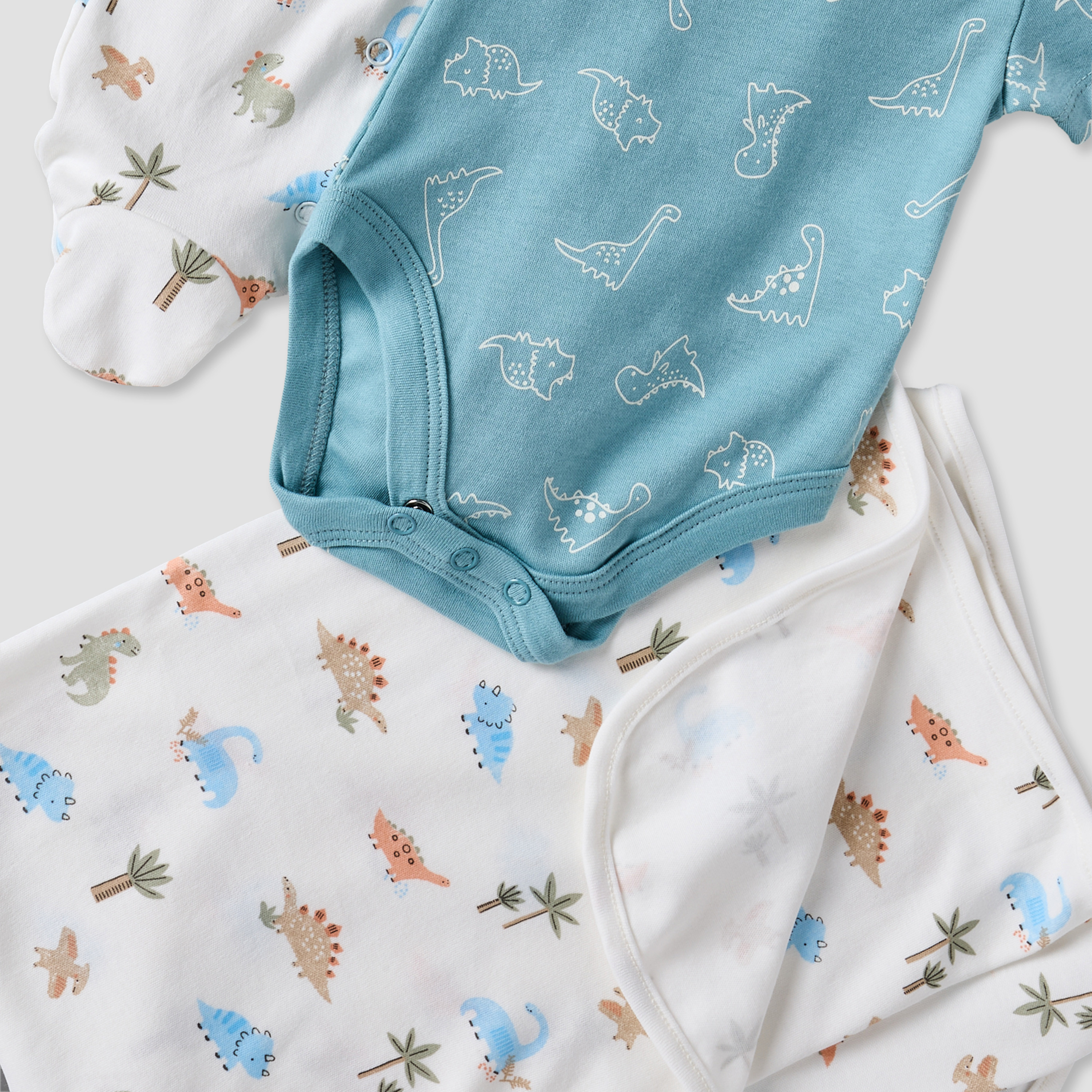 طقم هدايا ملابس بطبعات ديناصور من جونيورز - طقم 6 قطع-baby-boys-clothing-setsandcoords-image-9
