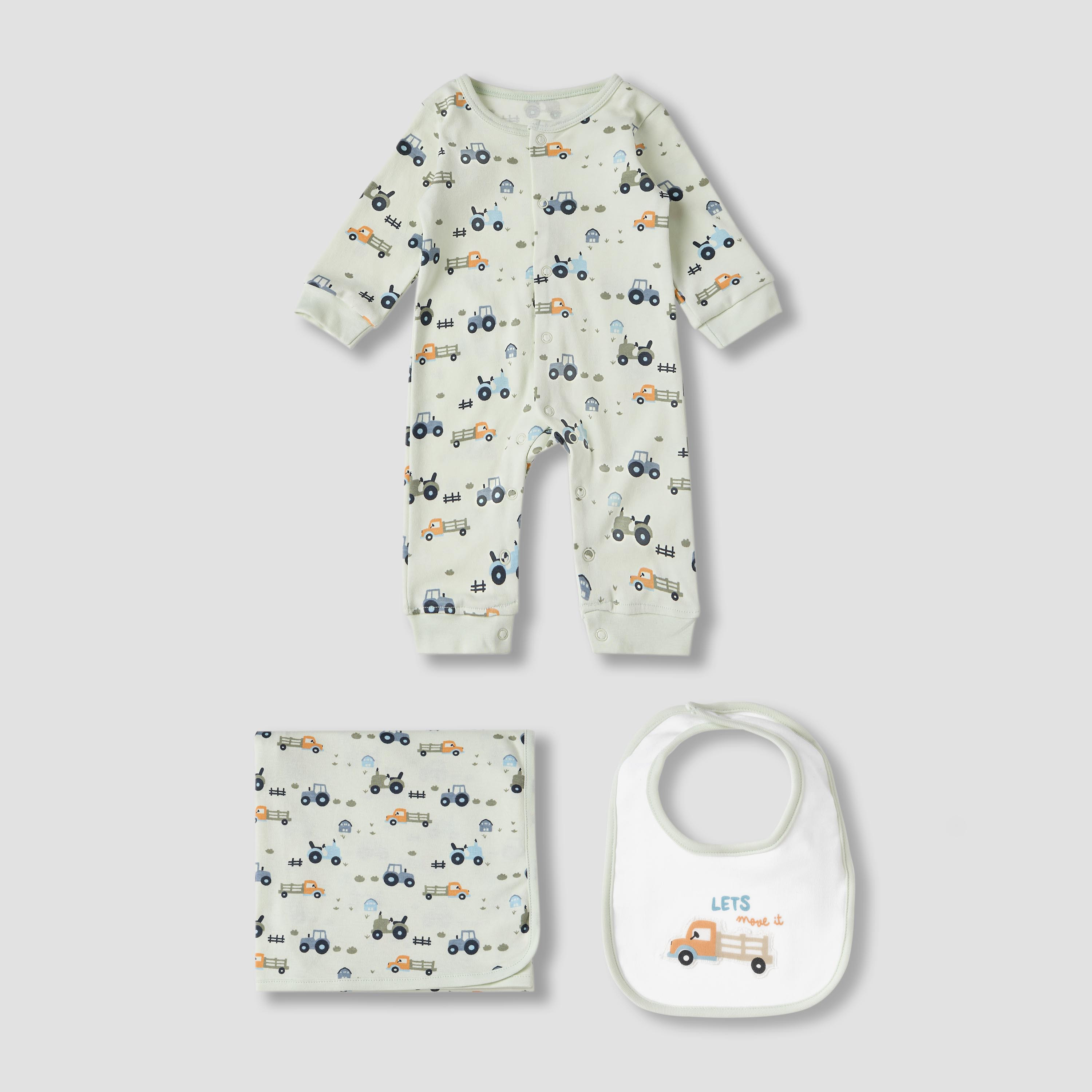 Set of 3 Juniors Clothing Gift Set with Snap Button Closure-baby-boys-clothing-setsandcoords-image-1
