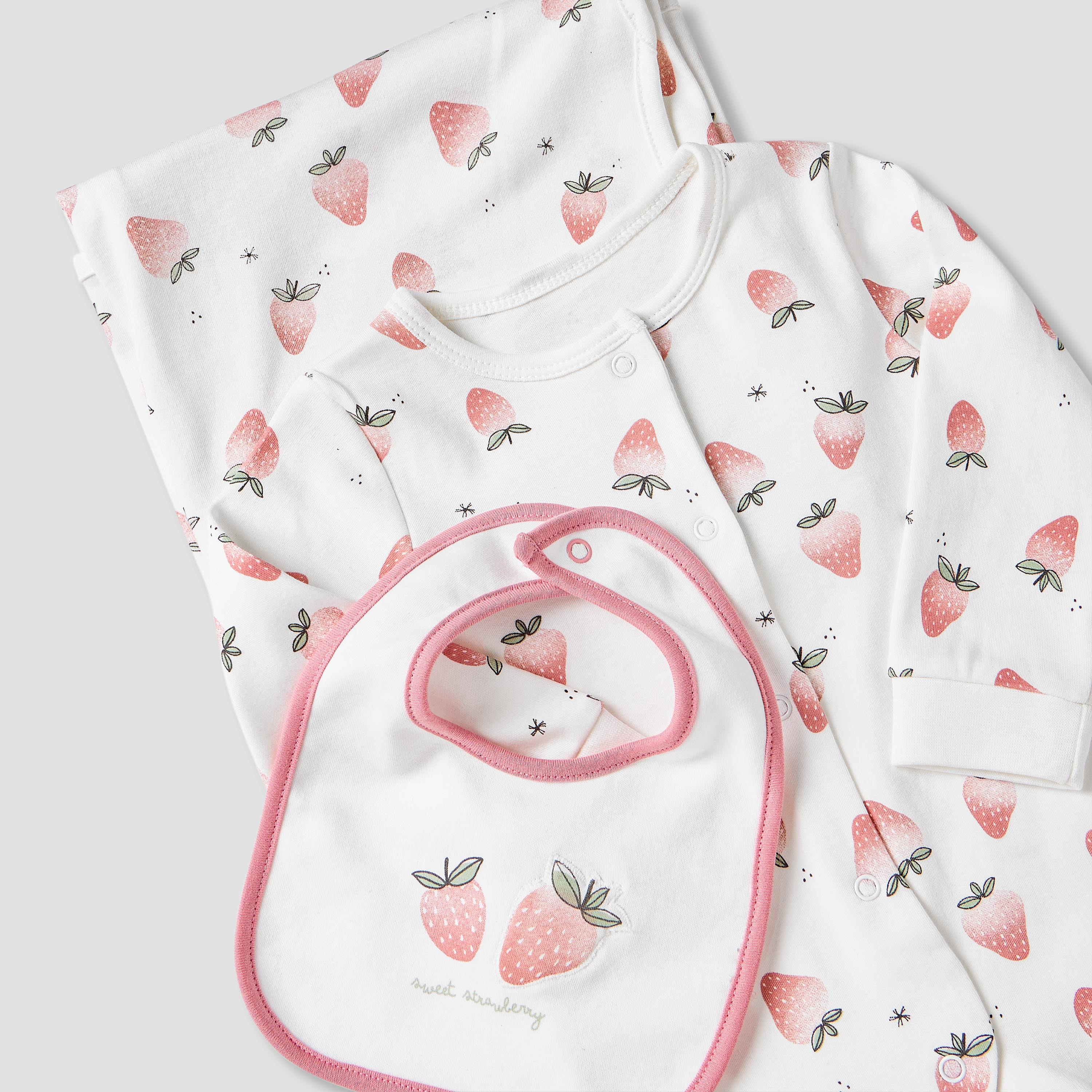 Set of 3 Juniors Clothing Gift Set with Snap Button Closure-baby-girls-clothing-nightwear-sleepsuits-image-5