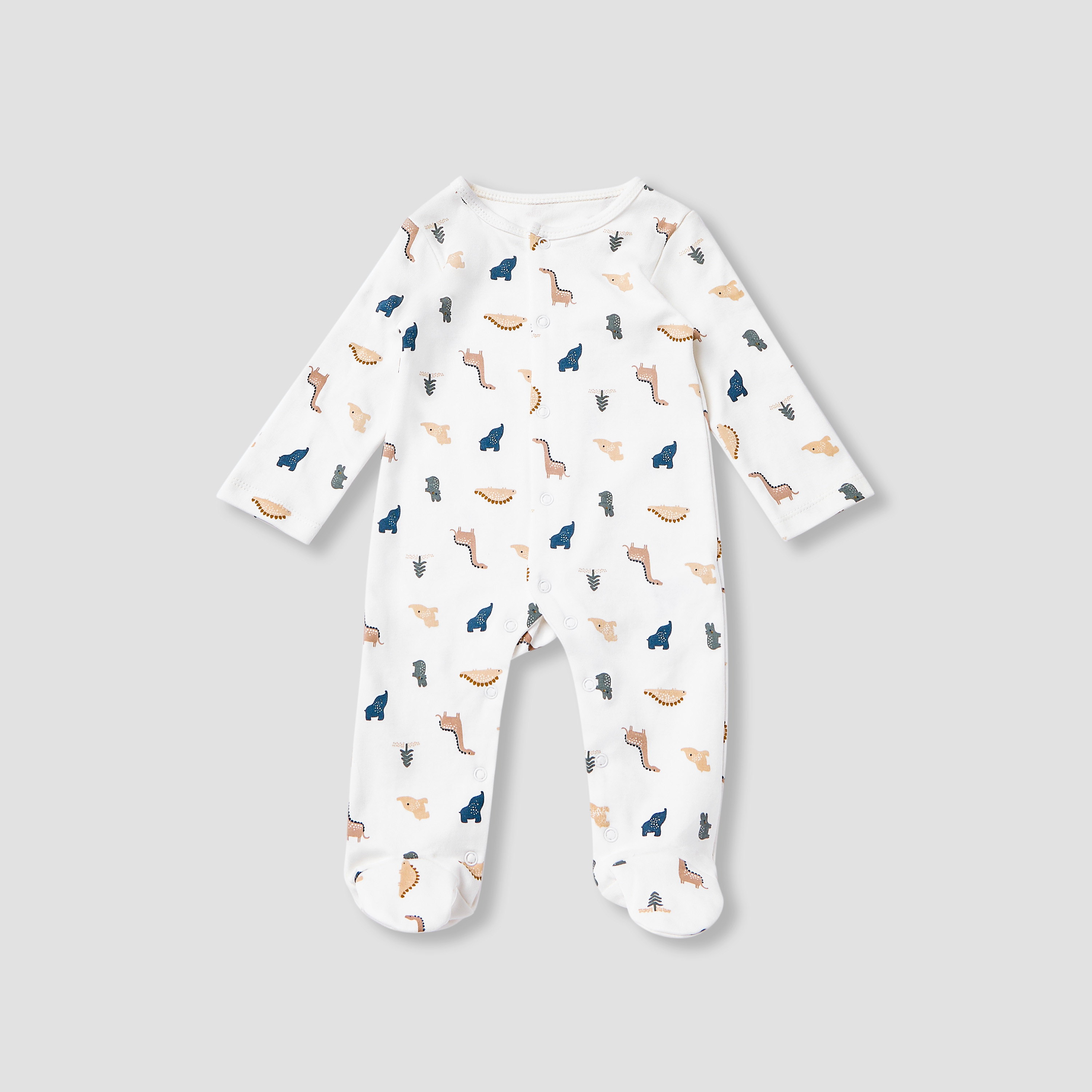 طقم ملابس هدايا بطبعات ديناصور 6 قطع من جونيورز-baby-boys-clothing-setsandcoords-image-2