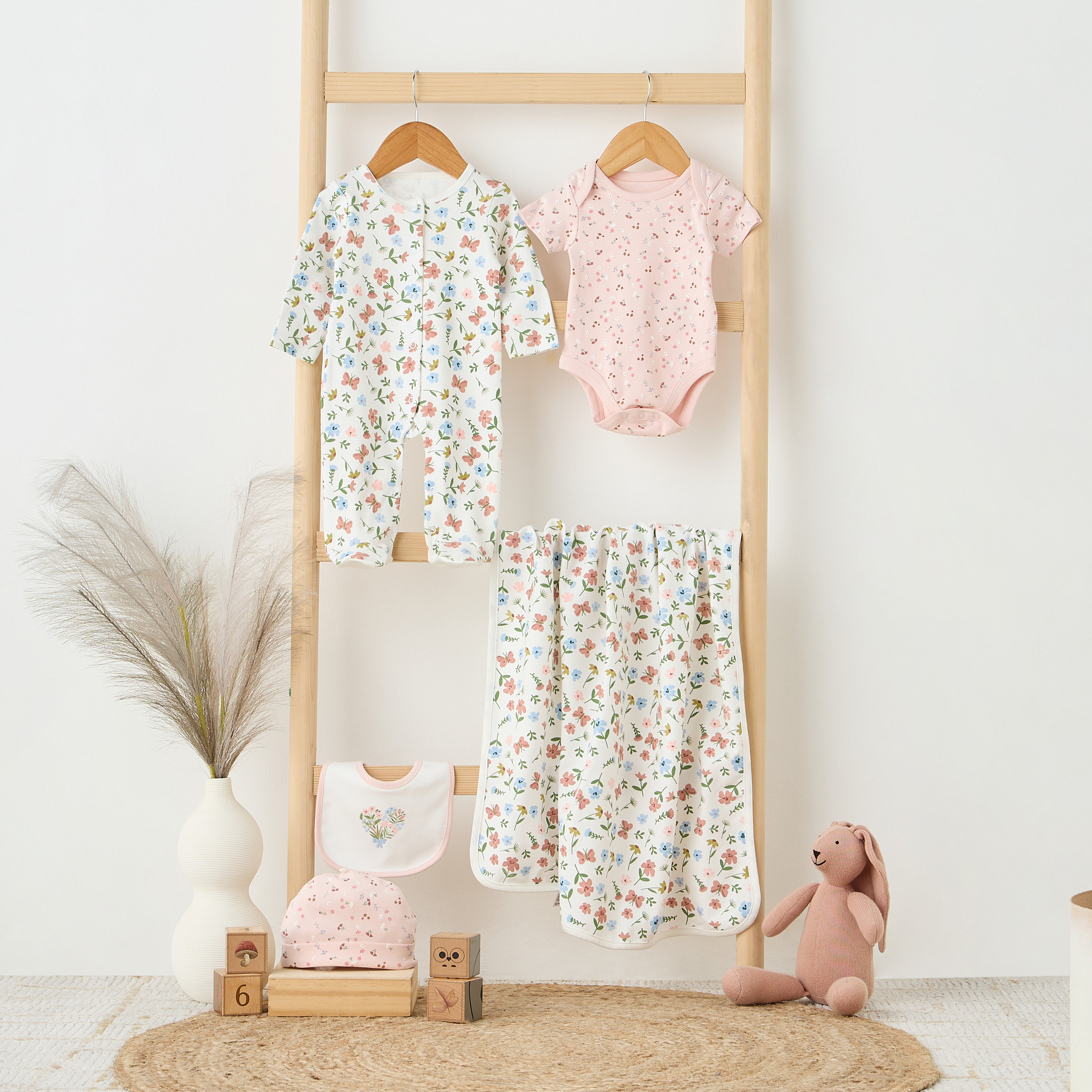 Juniors 6-Piece Floral Print Clothing Gift Set-baby-girls-clothing-setsandcoords-image-10