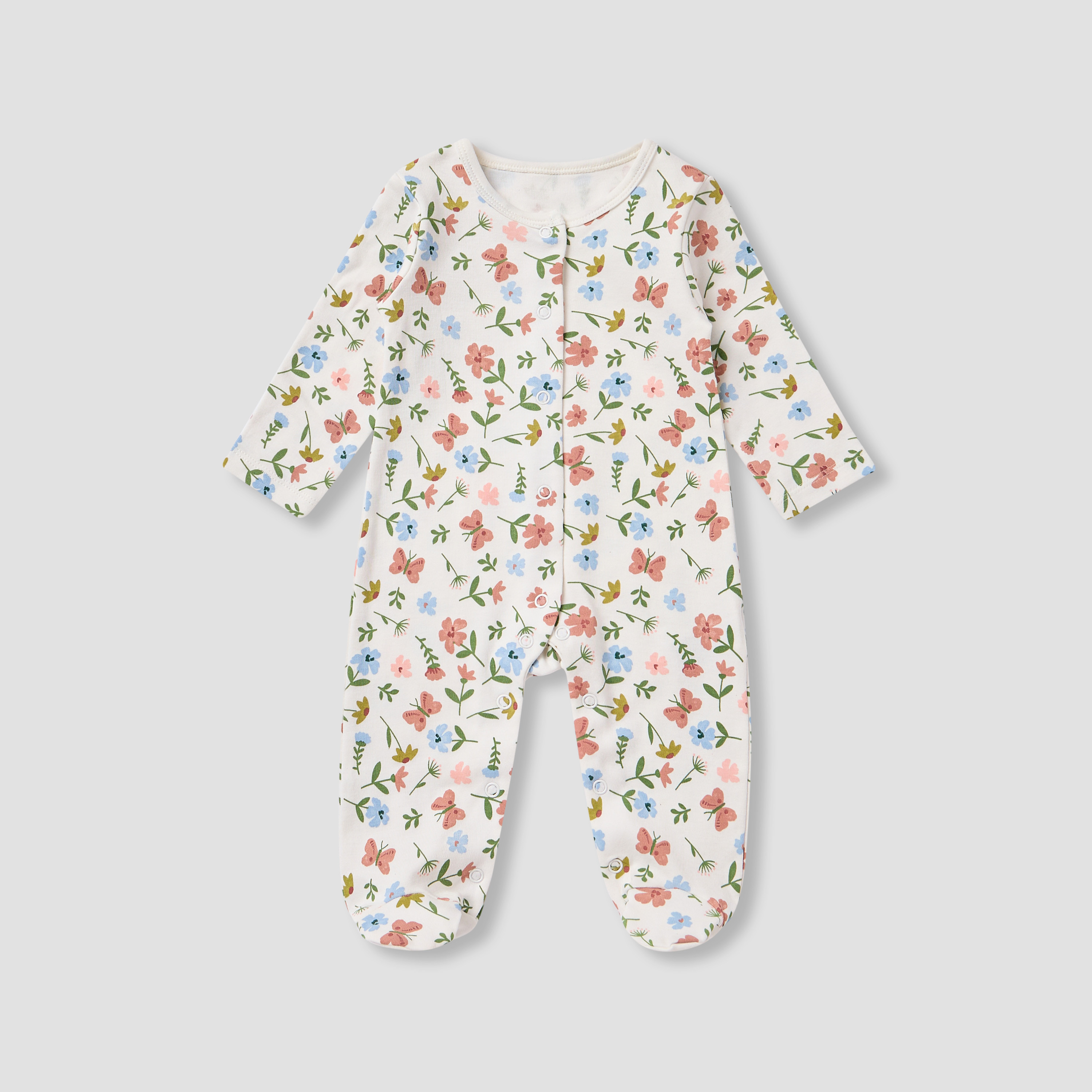 Juniors 6-Piece Floral Print Clothing Gift Set-baby-girls-clothing-setsandcoords-image-2