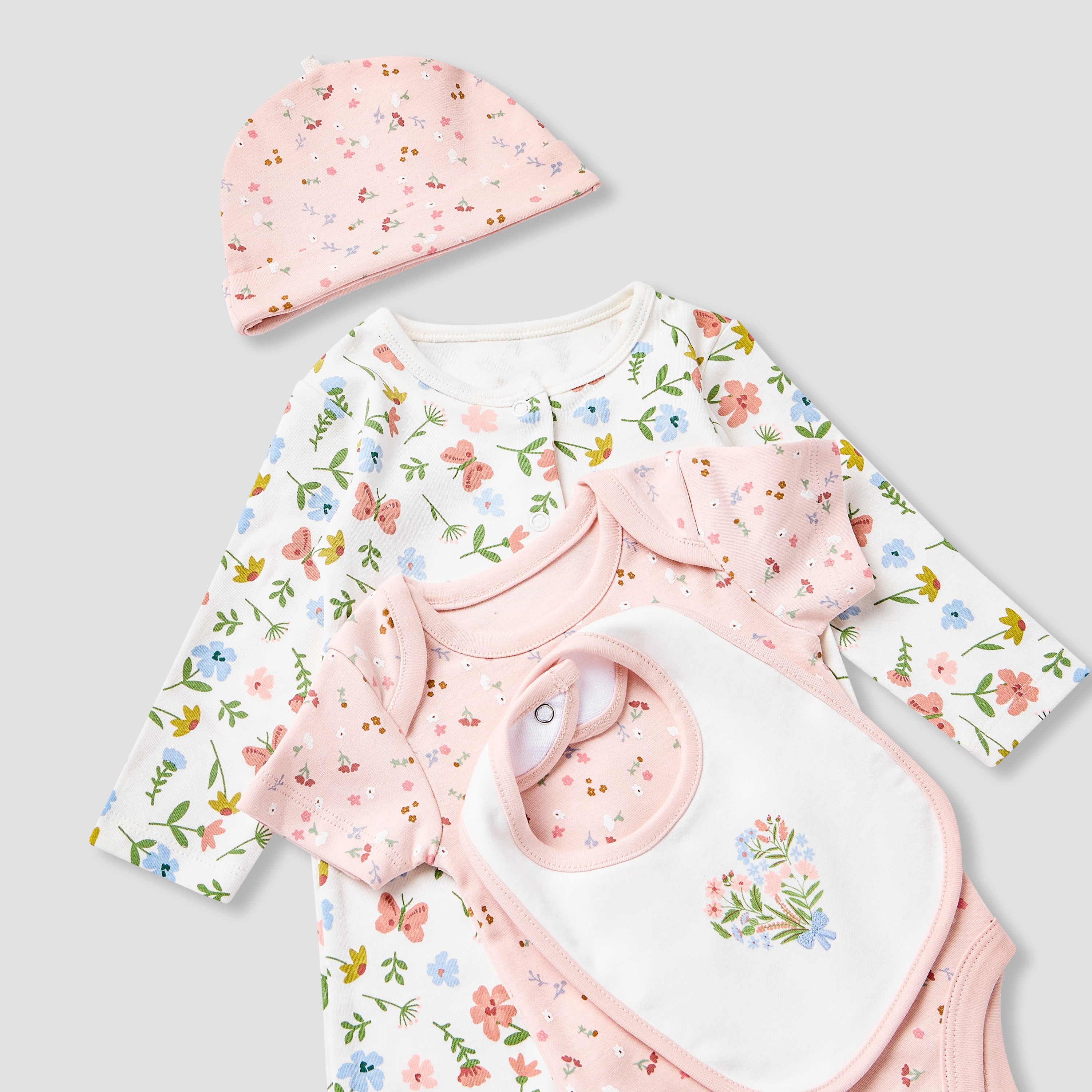 Juniors 6-Piece Floral Print Clothing Gift Set-baby-girls-clothing-setsandcoords-image-7