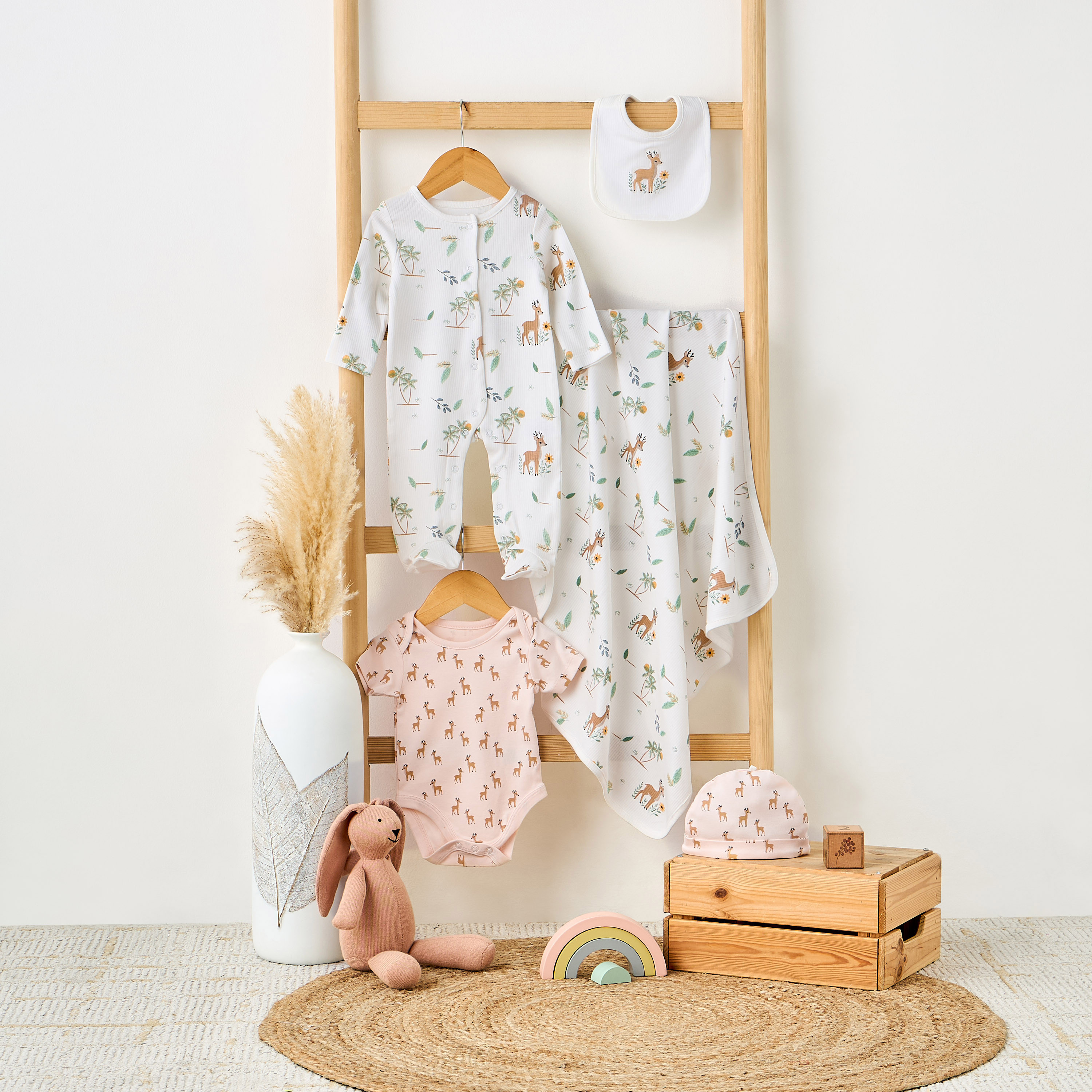 Set of 5 Juniors Clothing Gift Set with Deer Print-baby-girls-clothing-setsandcoords-image-9