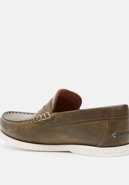 Solid Slip-On Loafers